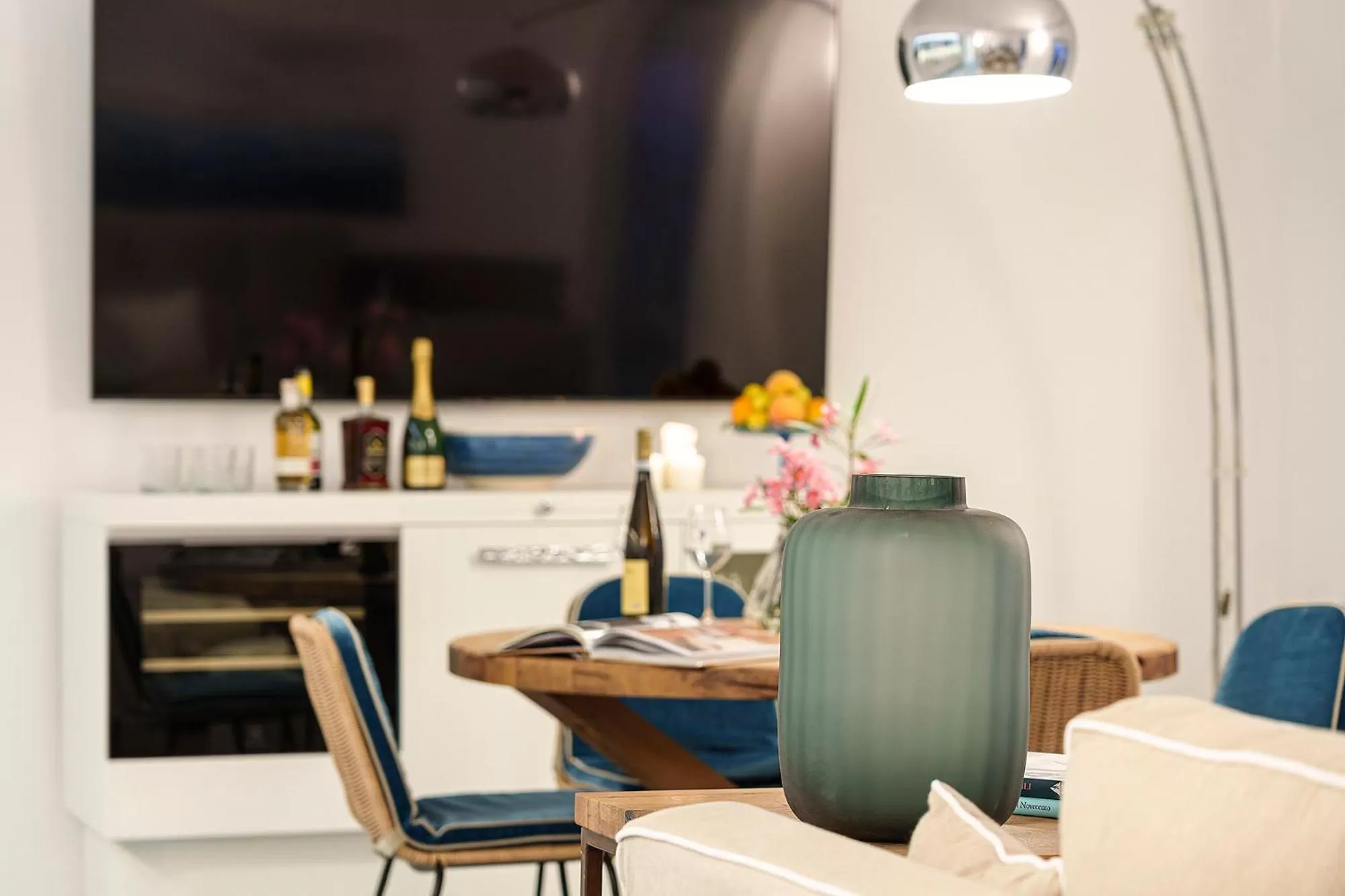 Living room in Costa Del Capitano Seaside Villas