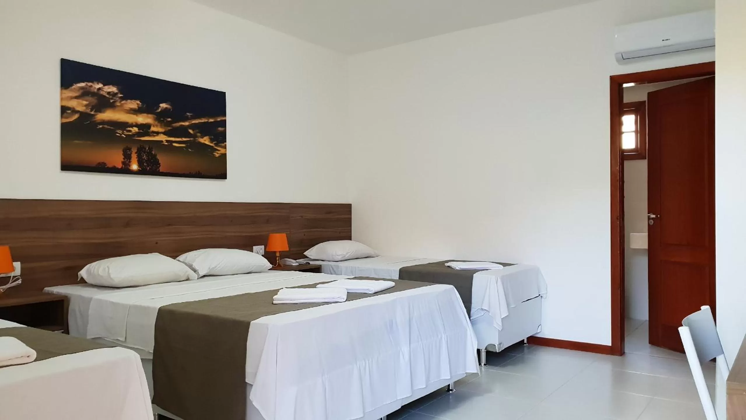 Bed in Hotel Pousada Salvador Paradise