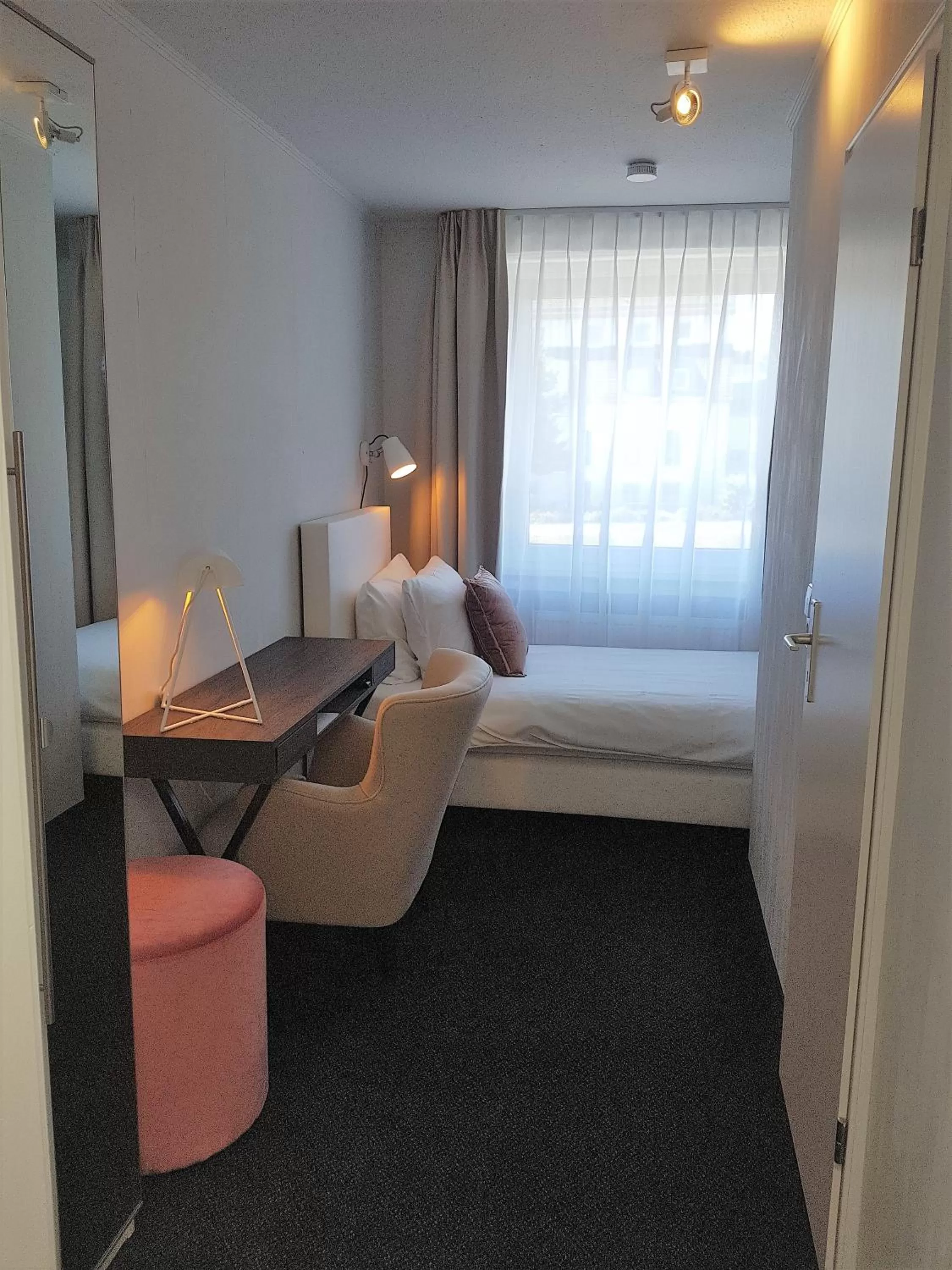 Bed in Hotel Herrloh