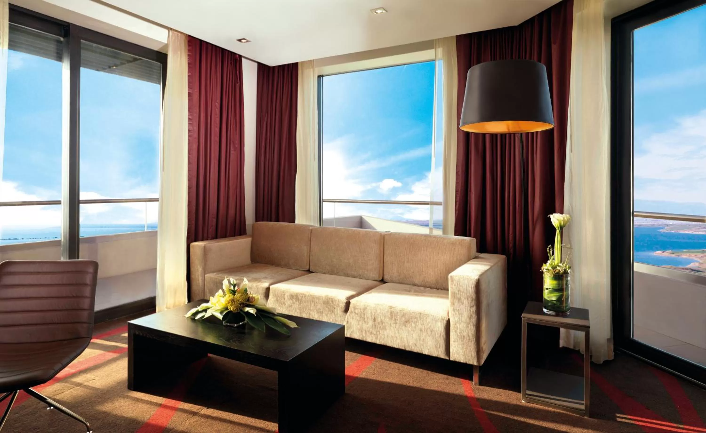 Living room in Radisson Blu Hotel, Abu Dhabi Yas Island