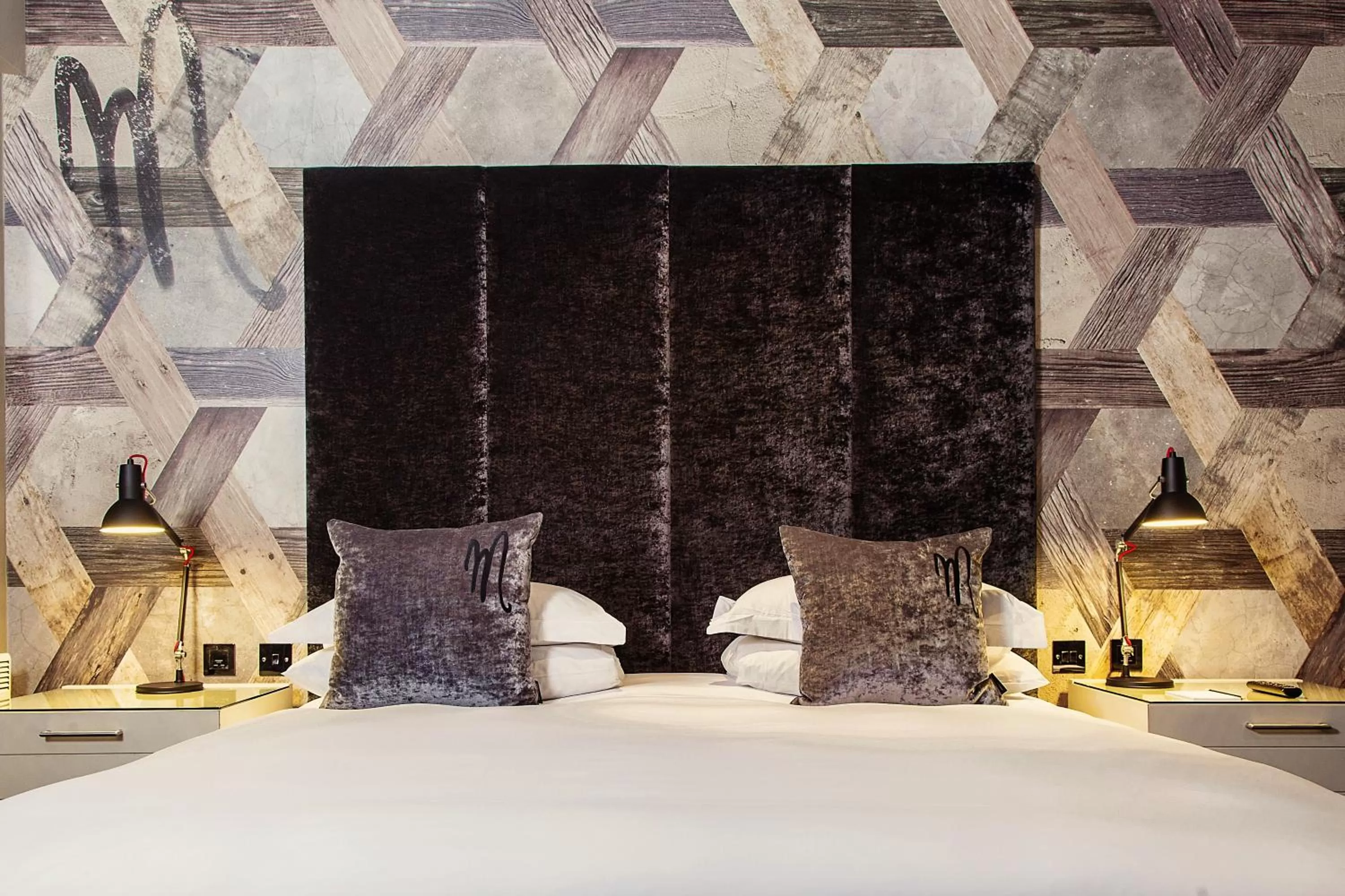 Bedroom, Bed in Malmaison Edinburgh