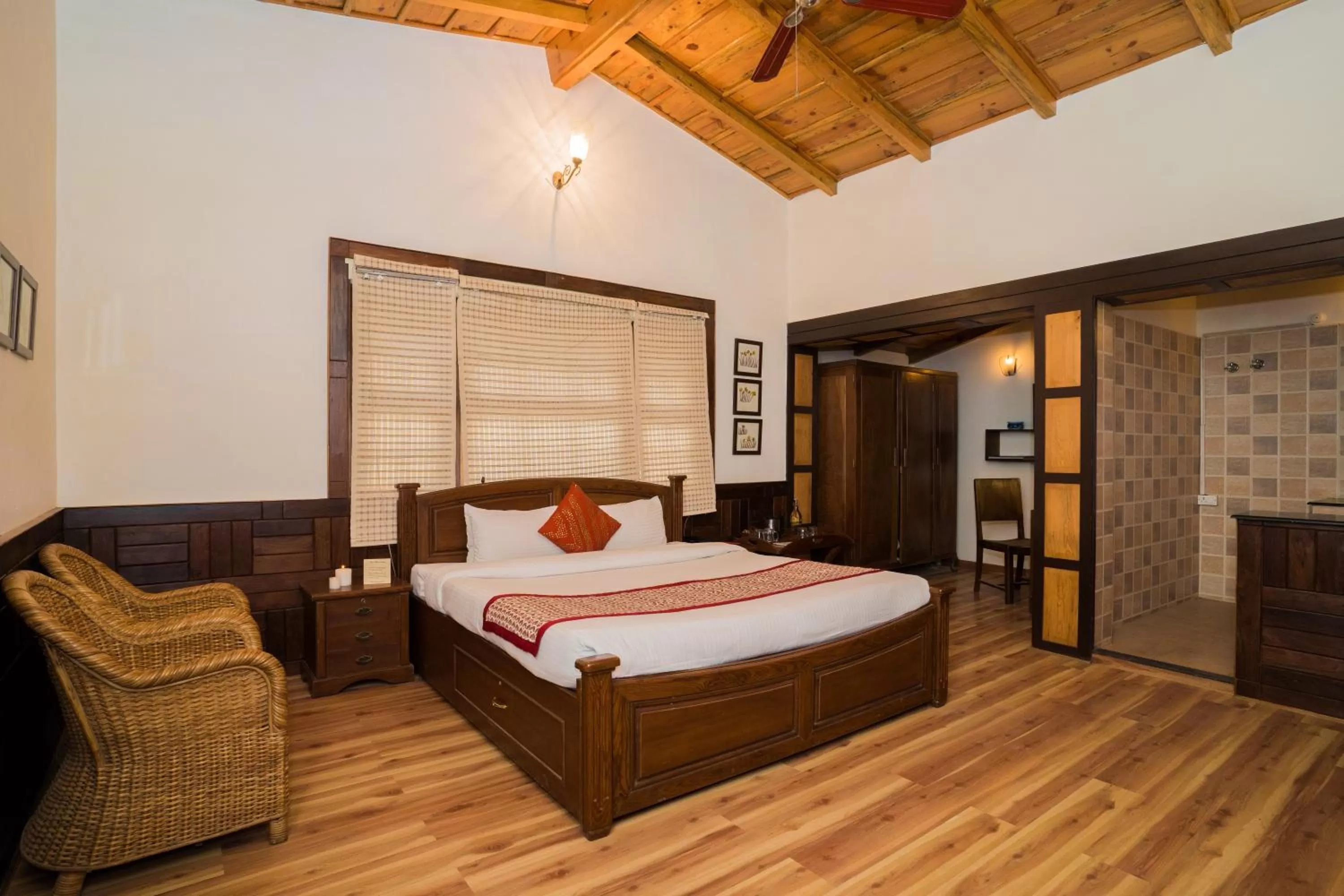 Bed in Bhikampur Lodge By Nine Hotels