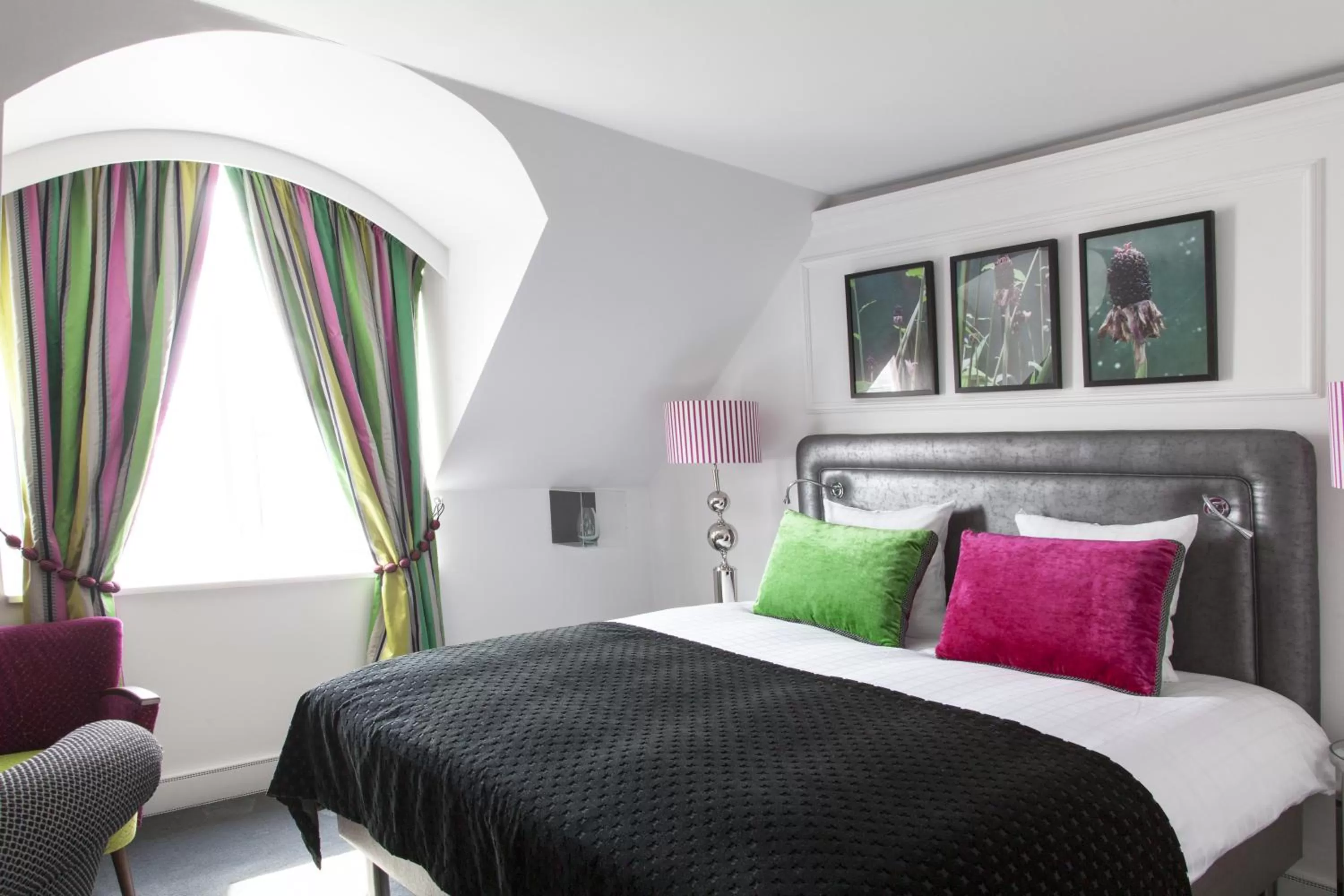 Decorative detail, Bed in Absalon Hotel