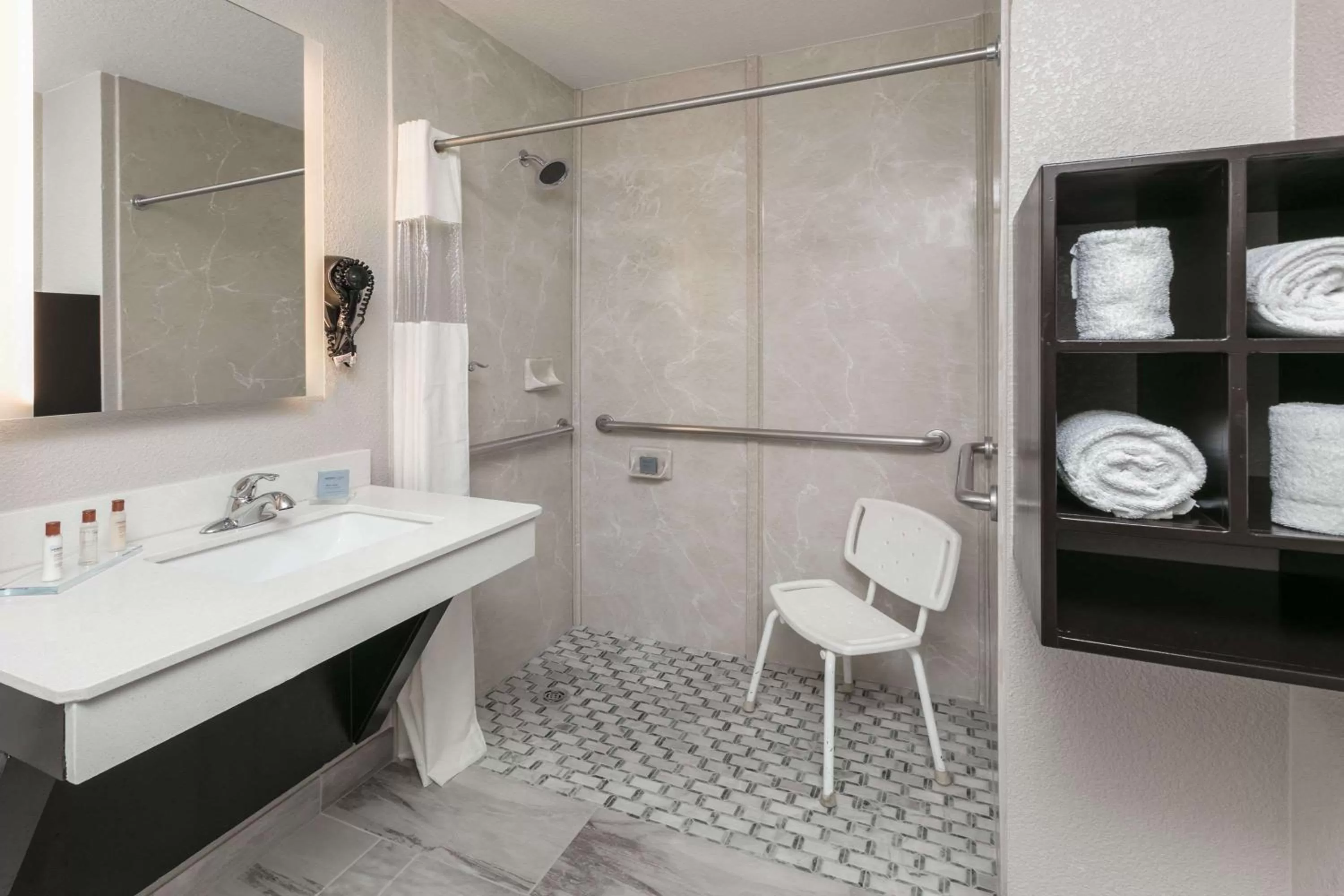 Shower in Wingate by Wyndham Dallas Love Field