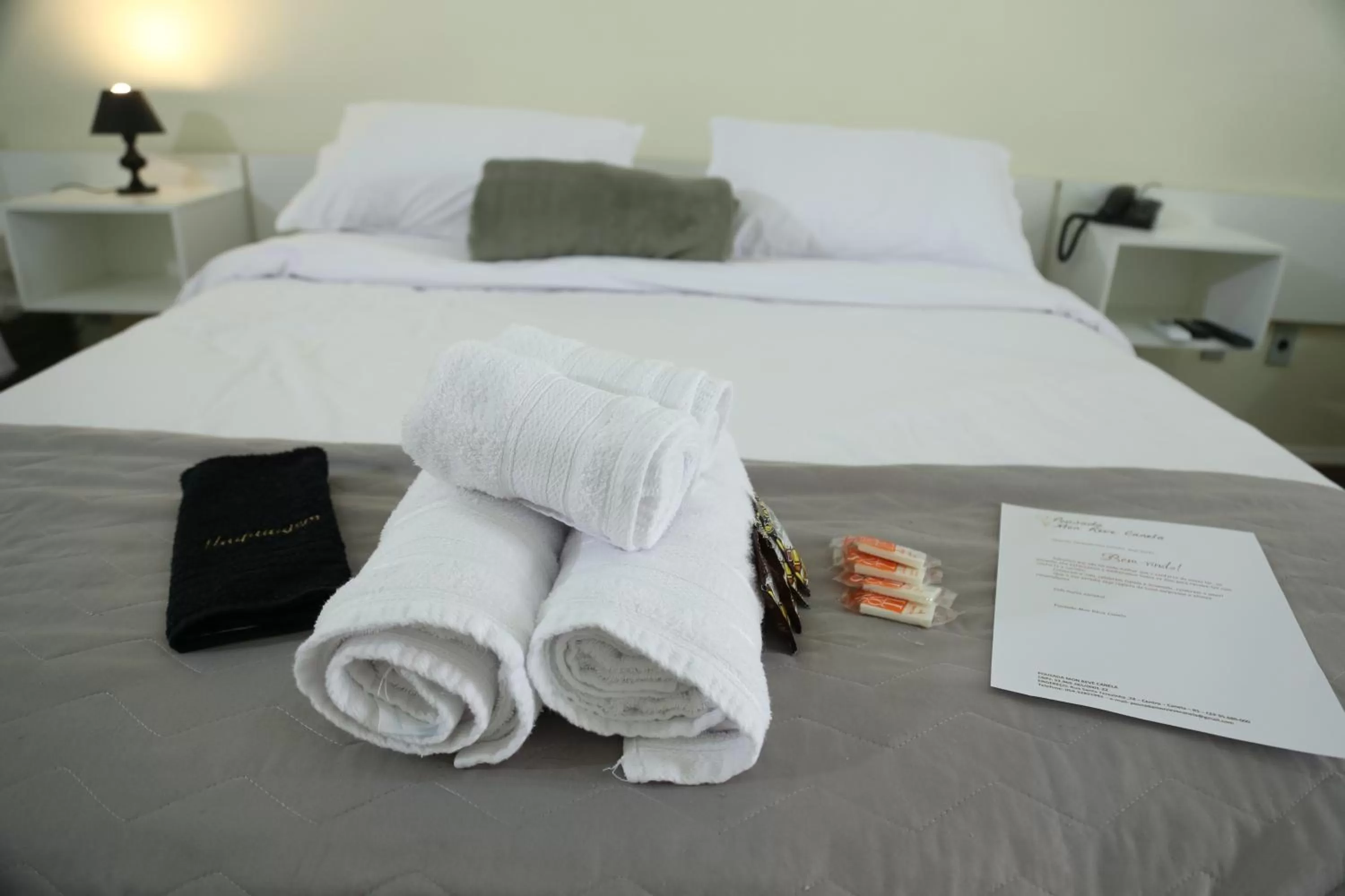 Bed in Pousada Lanai Canela