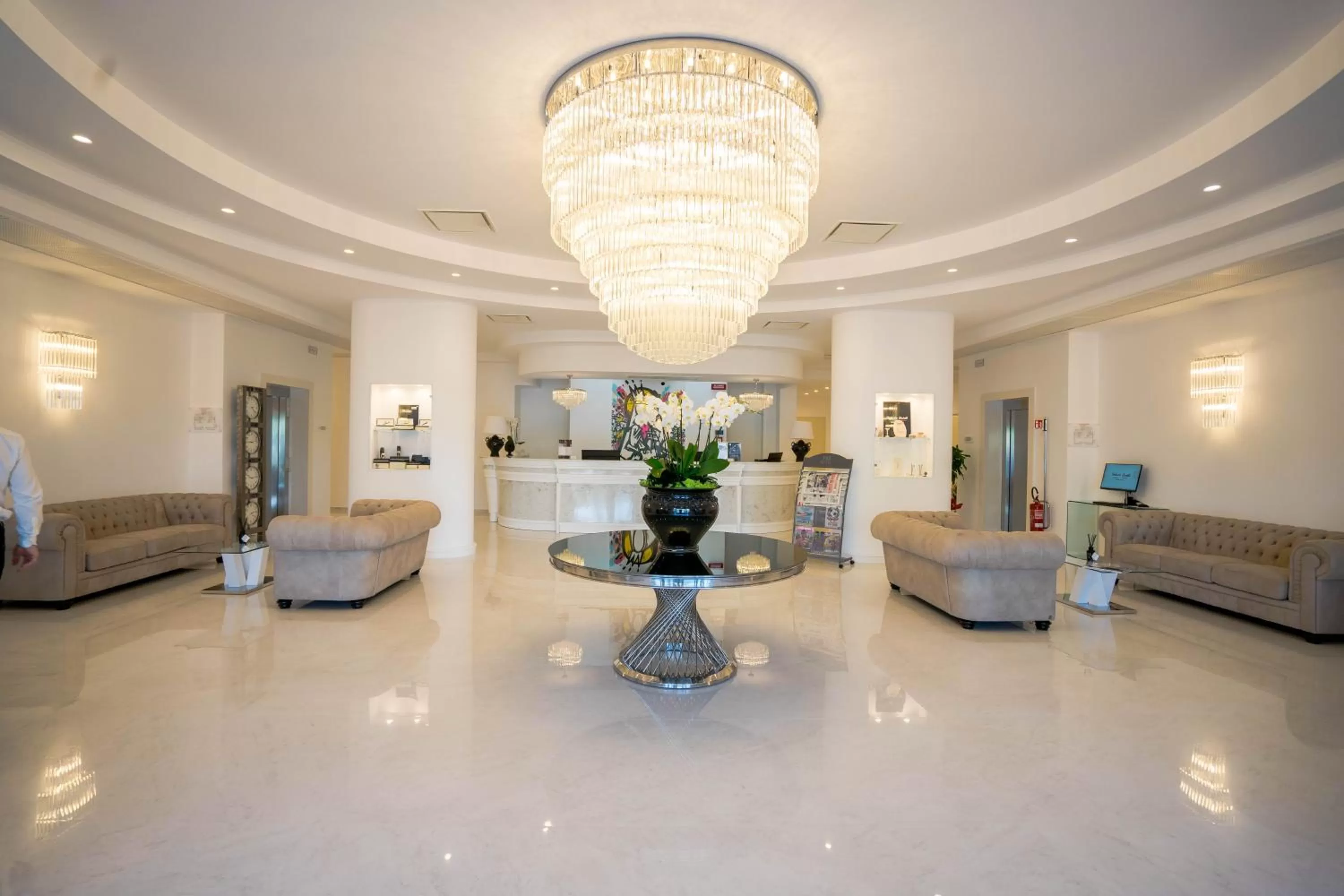 Lobby or reception in PM Hotel