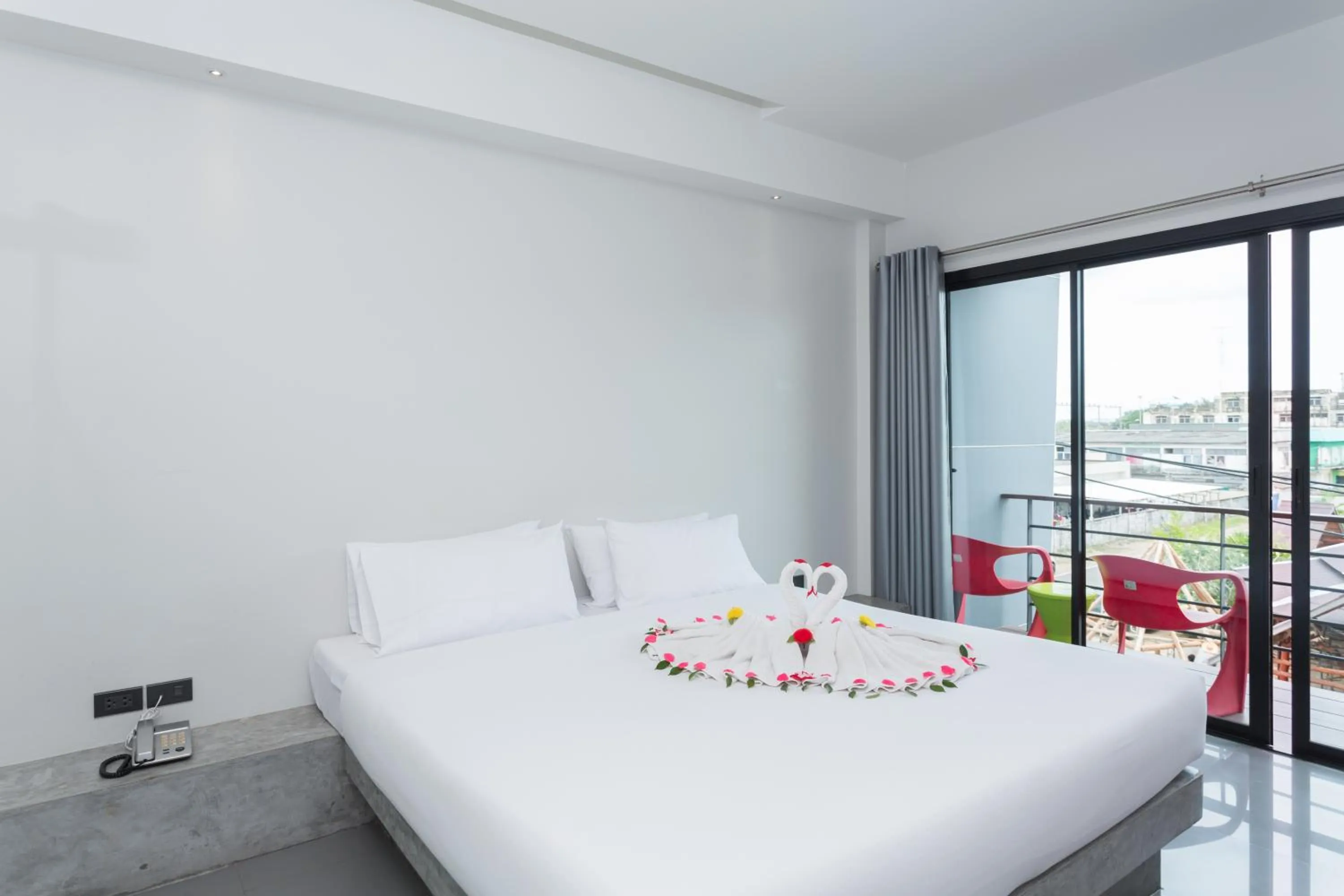 Bed in Riverside Hotel