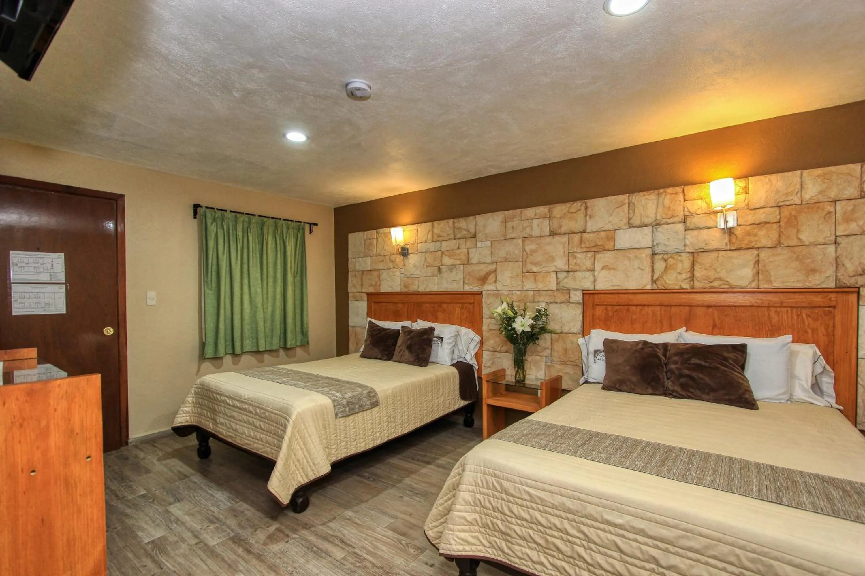 Bed in Hotel Mansion del Cantador