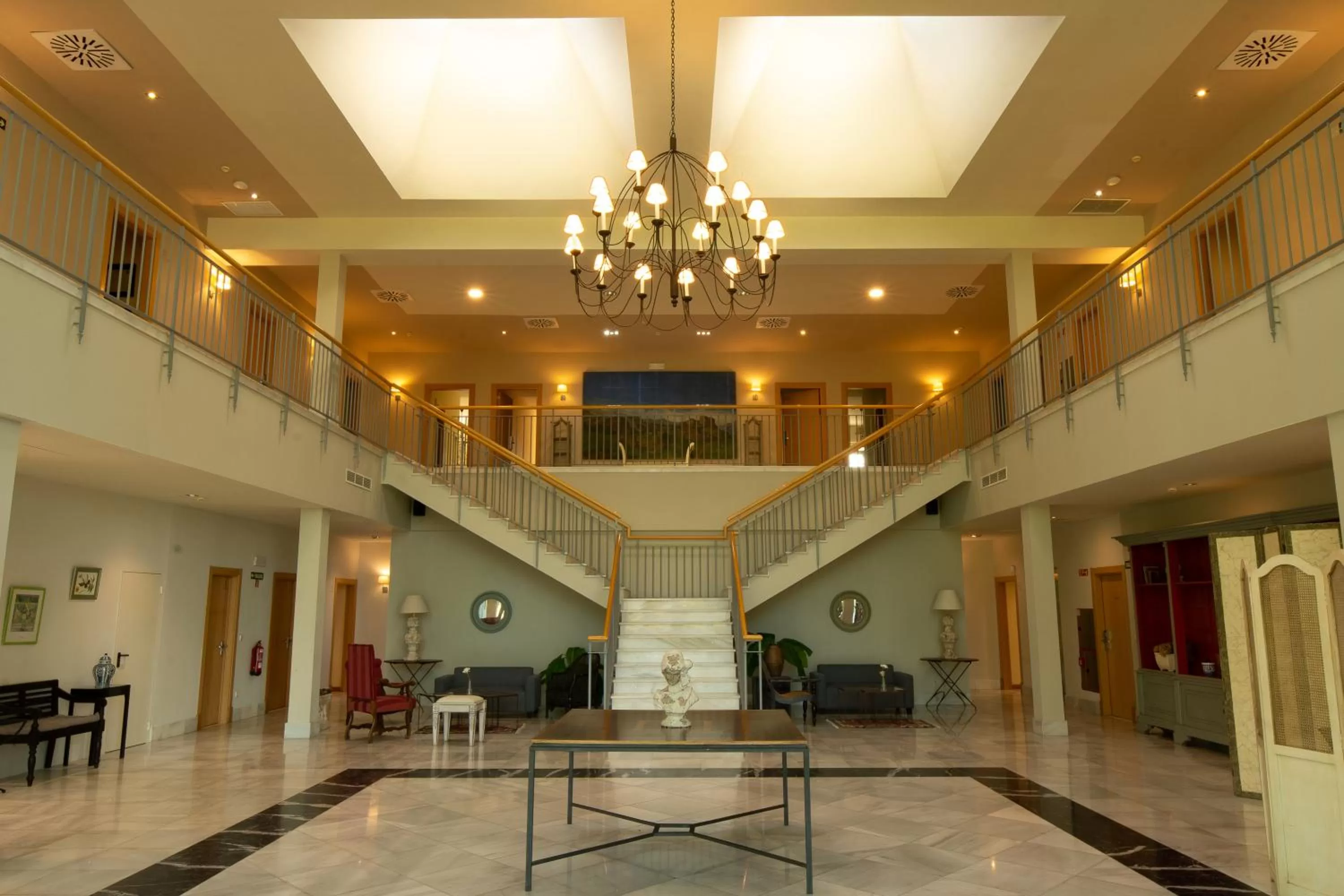 Lobby or reception in Hotel VillaMarcilla