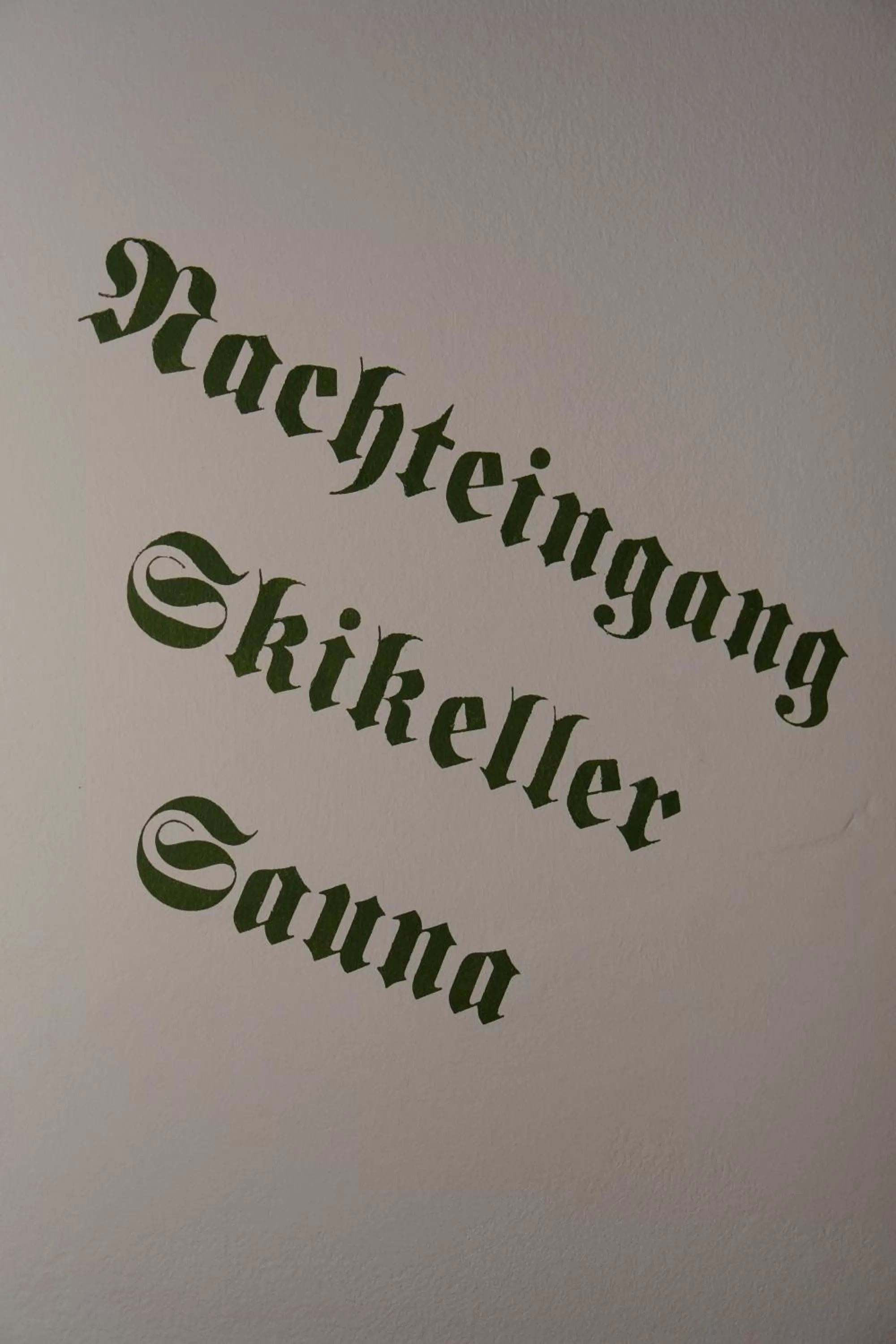 Decorative detail in Hotel Gamshof