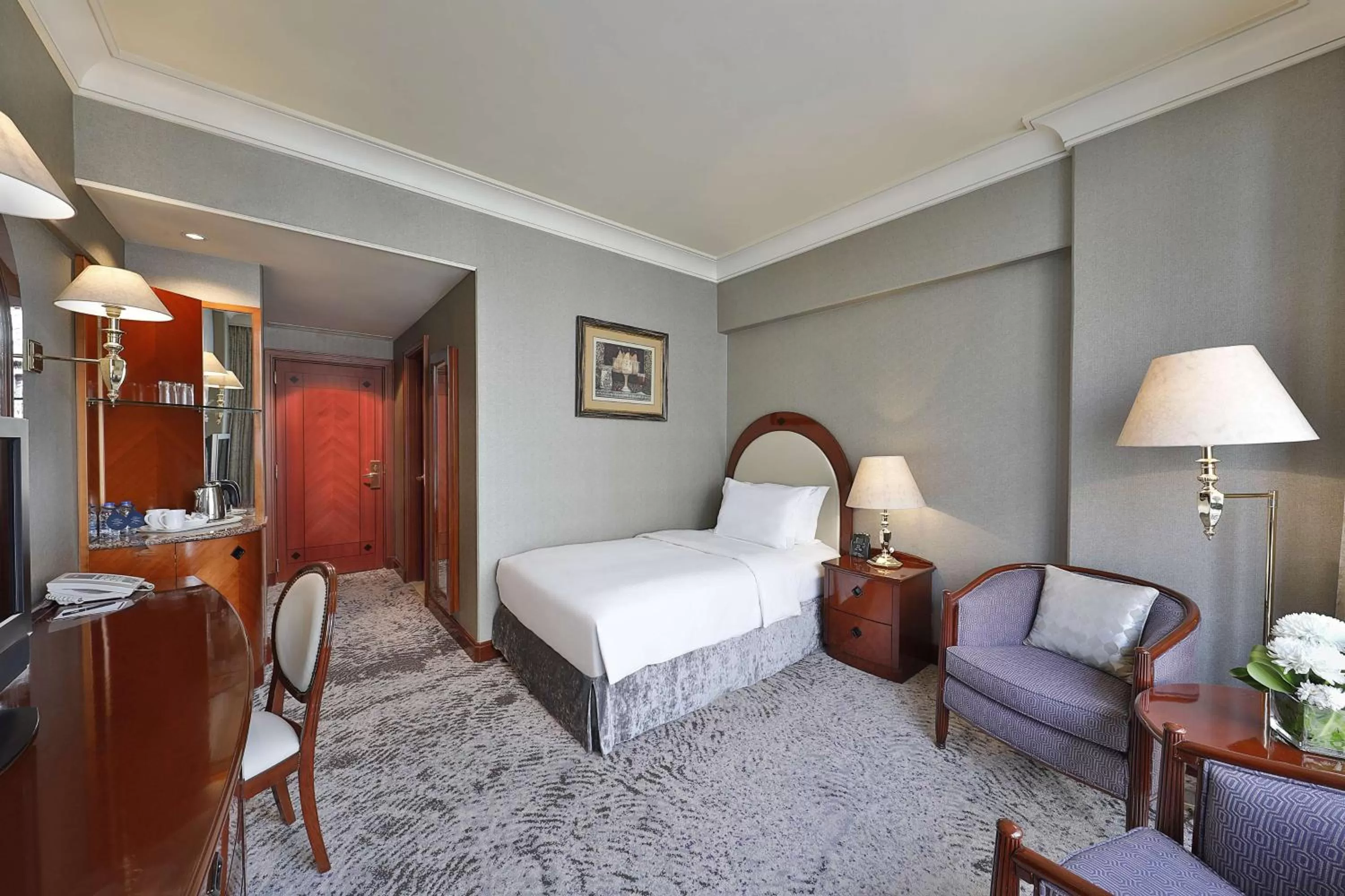 Bed in Madinah Hilton Hotel