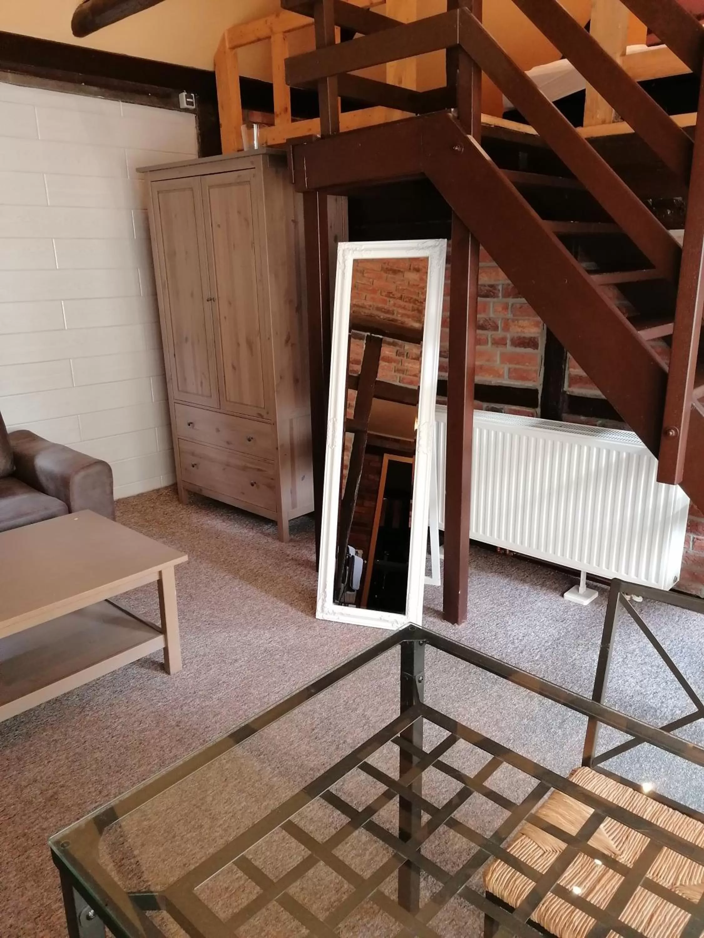 Studio - Split Level in Pension Riverside in Leverkusen Hitdorf am Rhein - Zentral an der A1 und 59