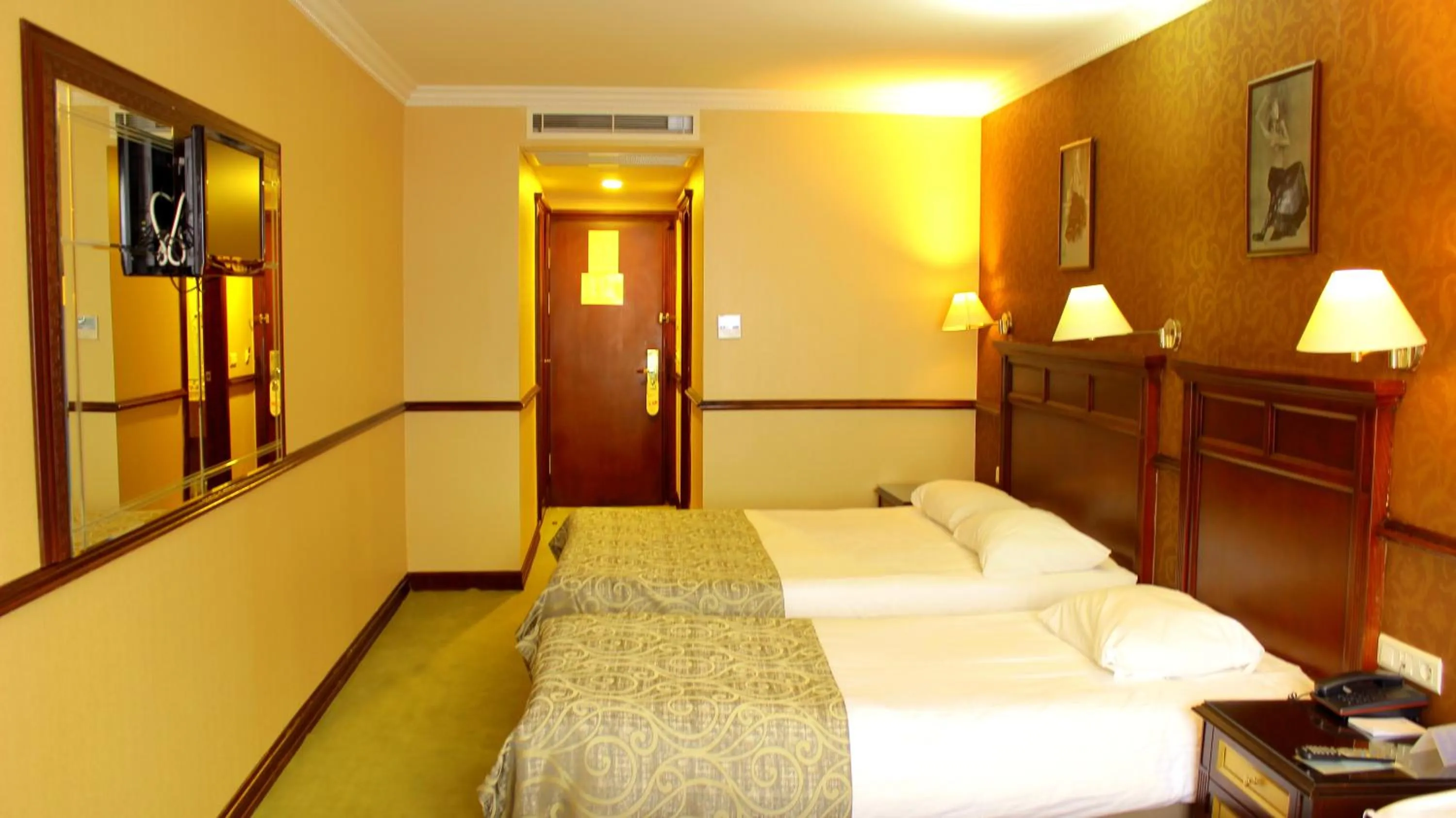 Photo of the whole room, Bed in Topkapi Inter Istanbul Hotel