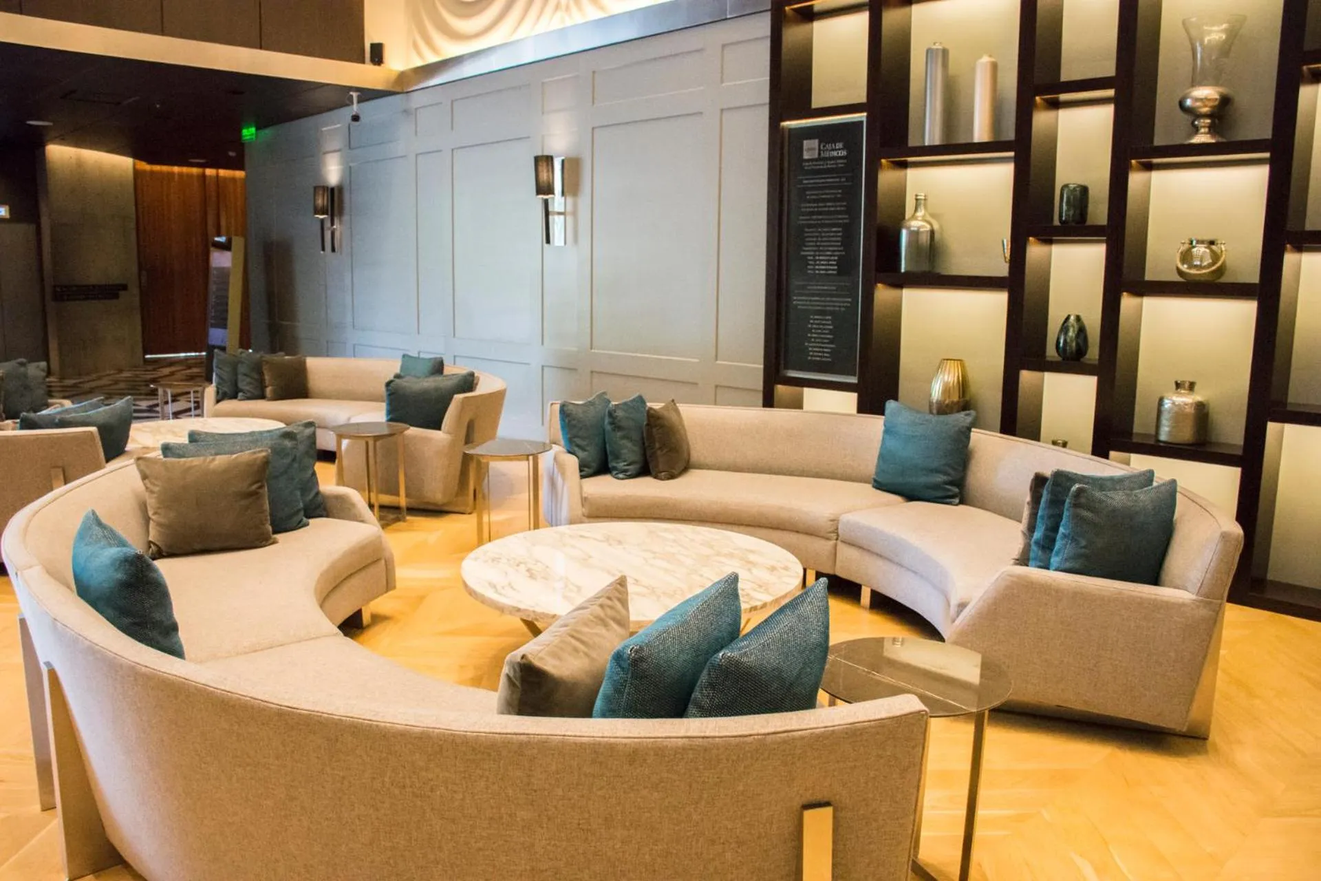 Seating area in Grand Brizo La Plata