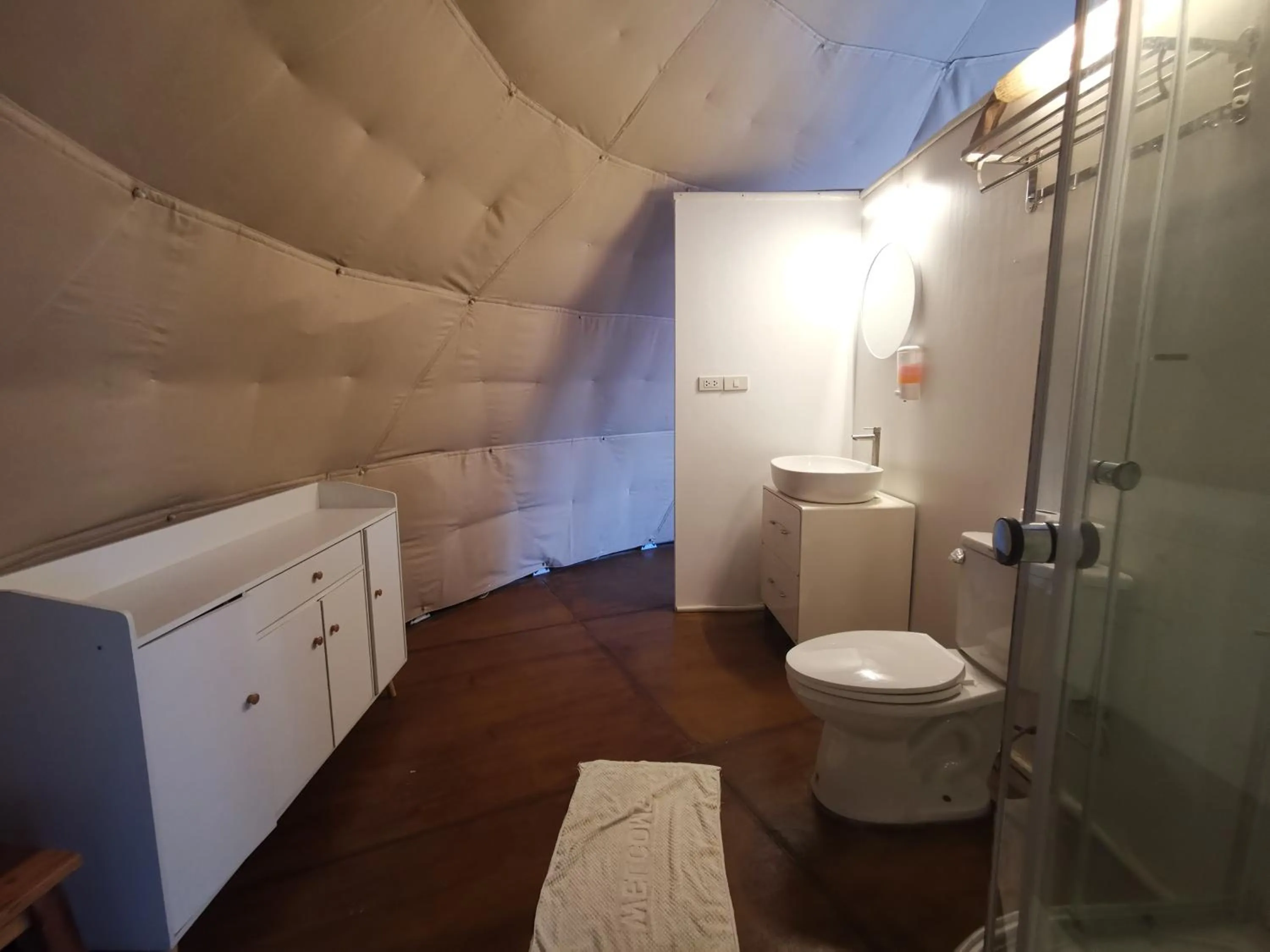 Toilet in Eco Lanta Hideaway Beach Resort