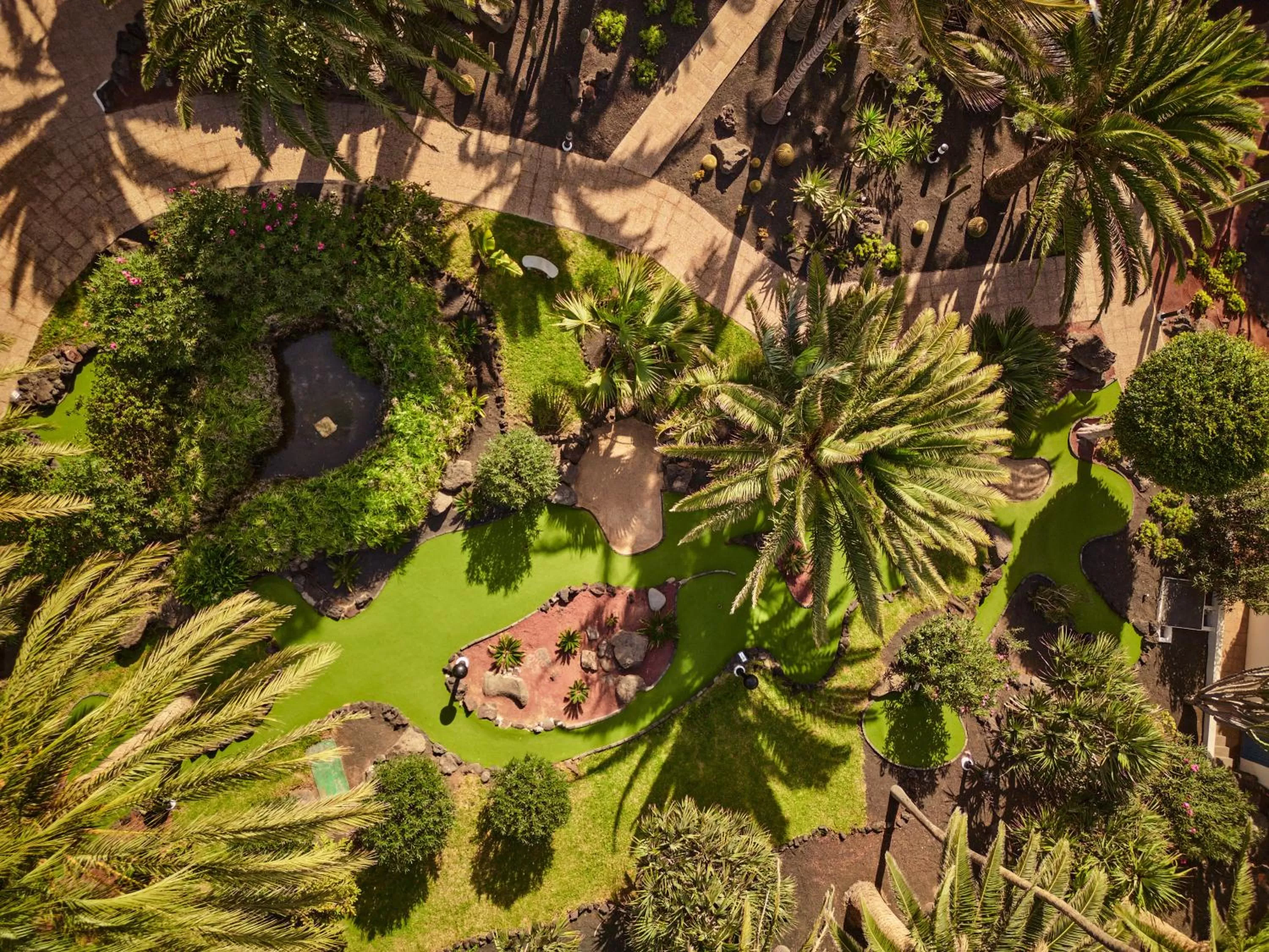 Garden in Seaside Los Jameos