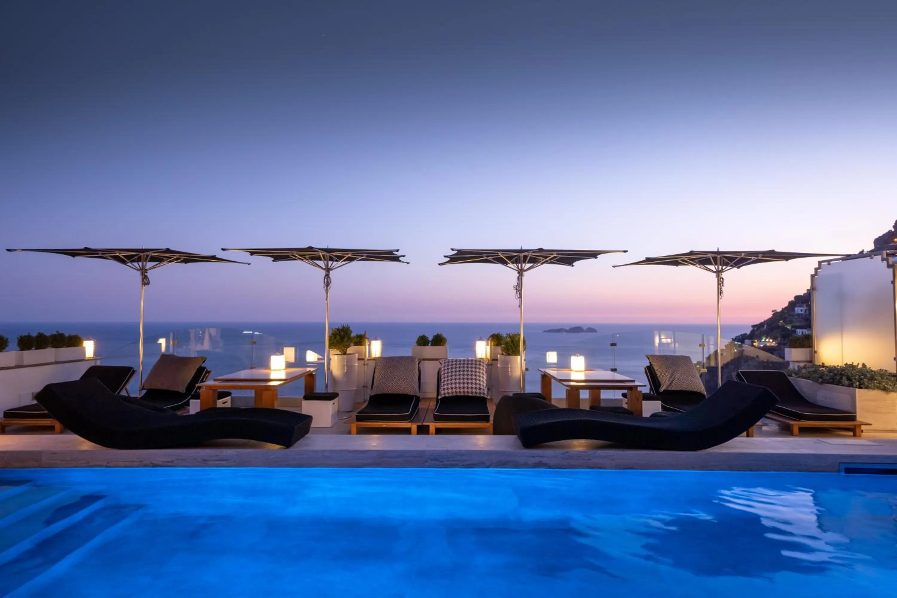 Swimming pool in Hotel Villa Franca