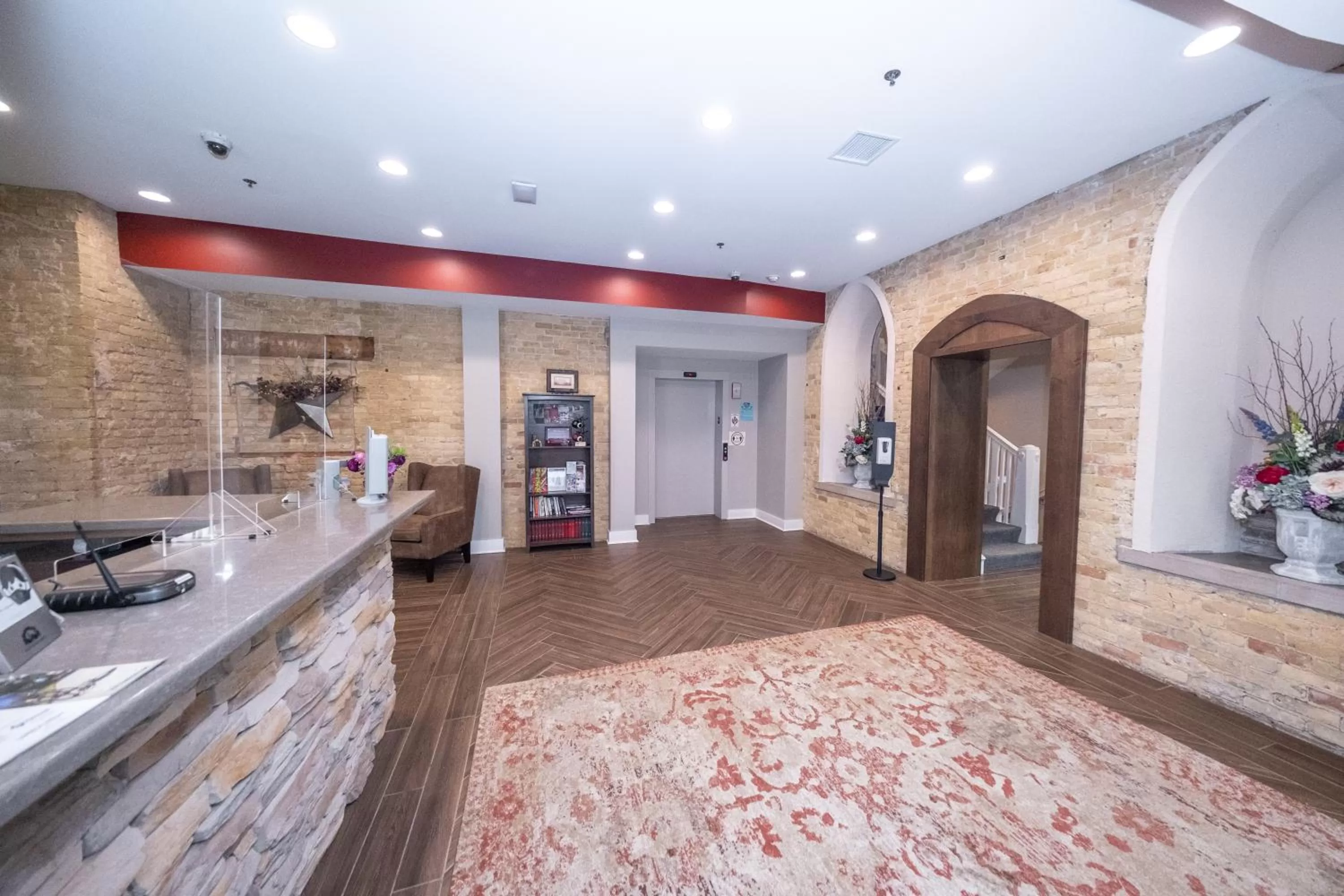 Lobby or reception in The Inn at Shattuck - St. Mary's