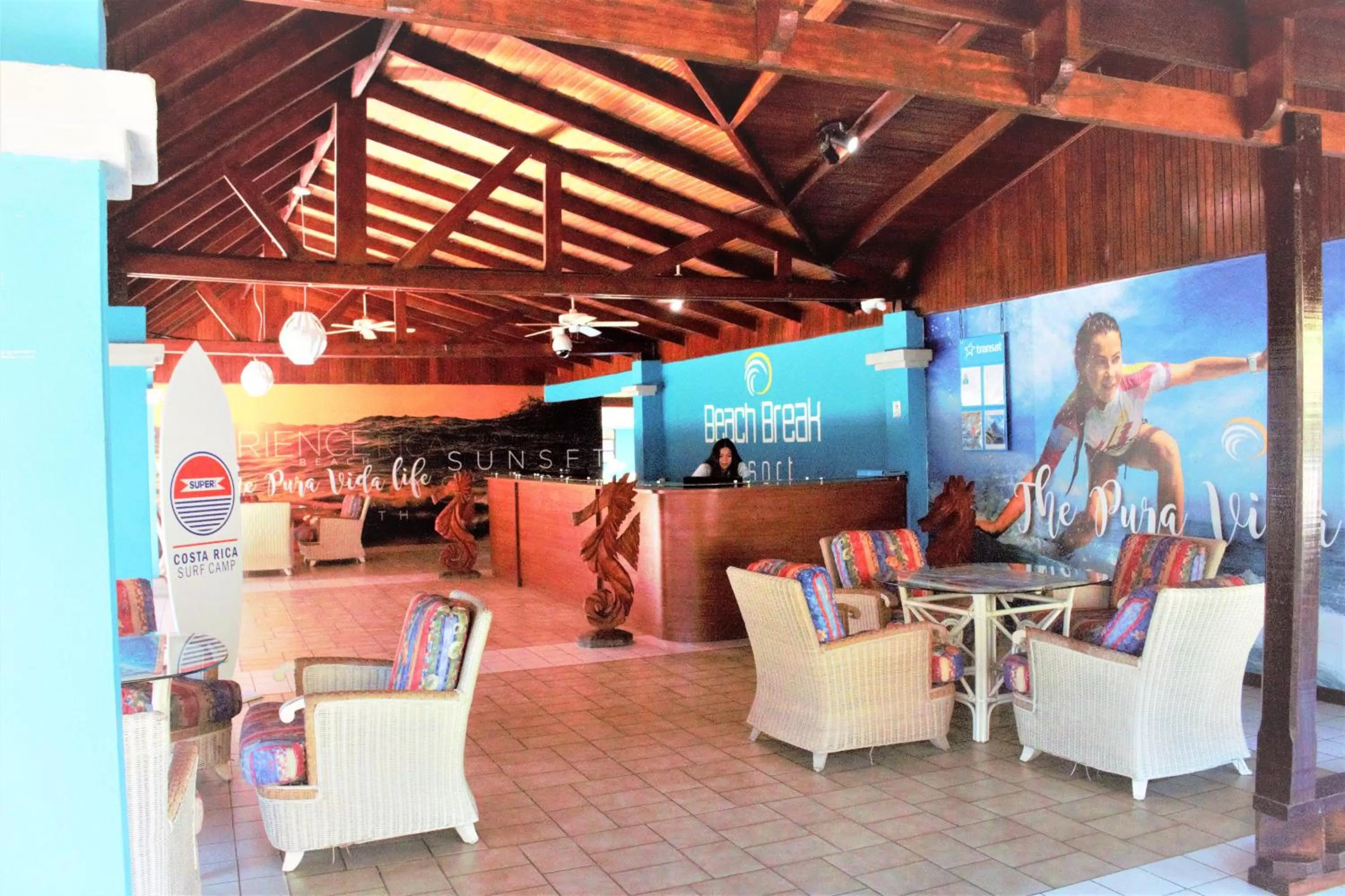 Lobby or reception in Beach Break Resort & CR Surf Camp