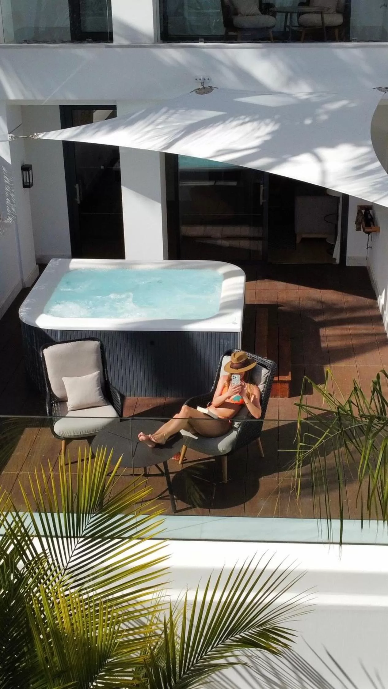 Patio in Hotel Fariones