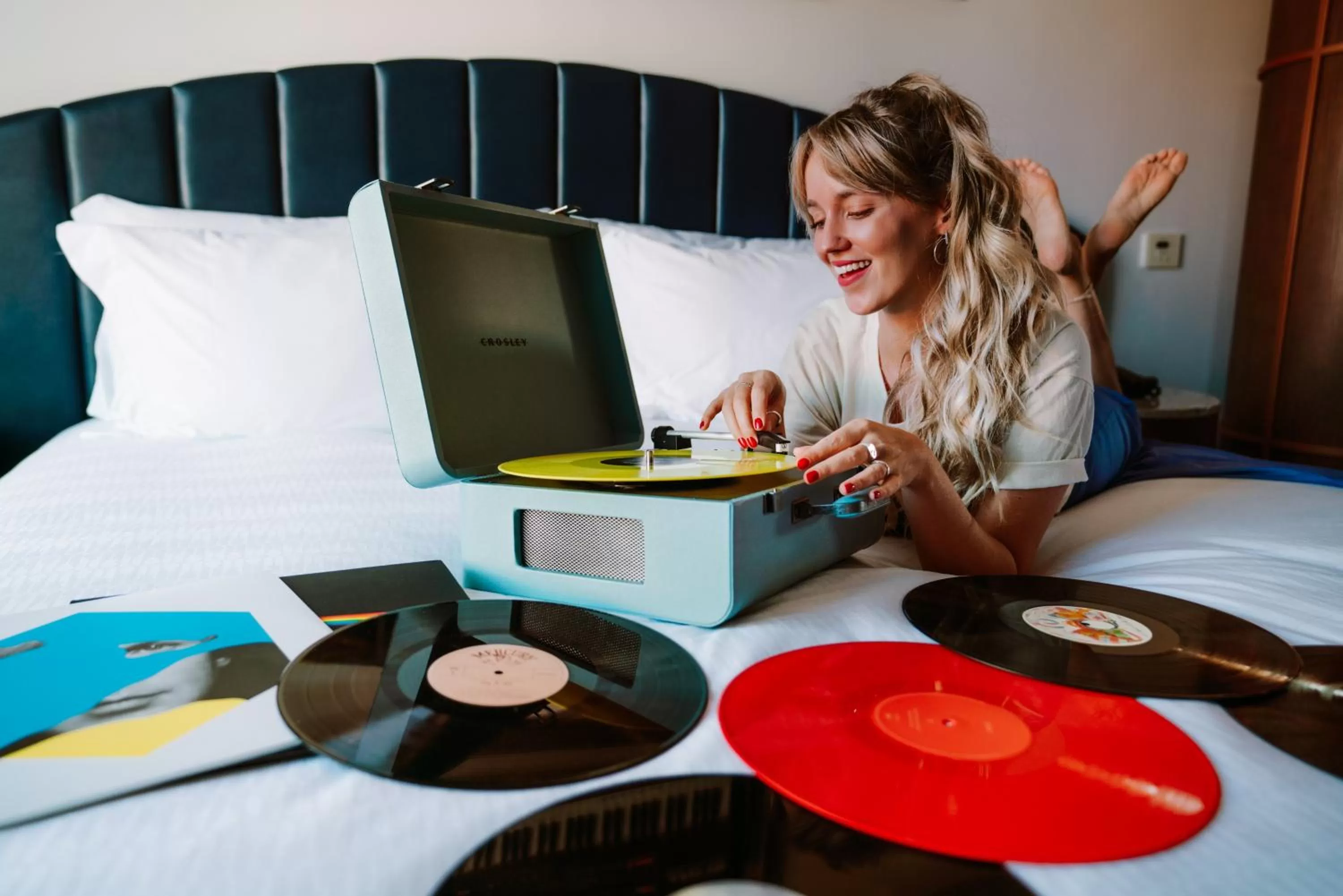 Bed in Hard Rock Hotel Madrid