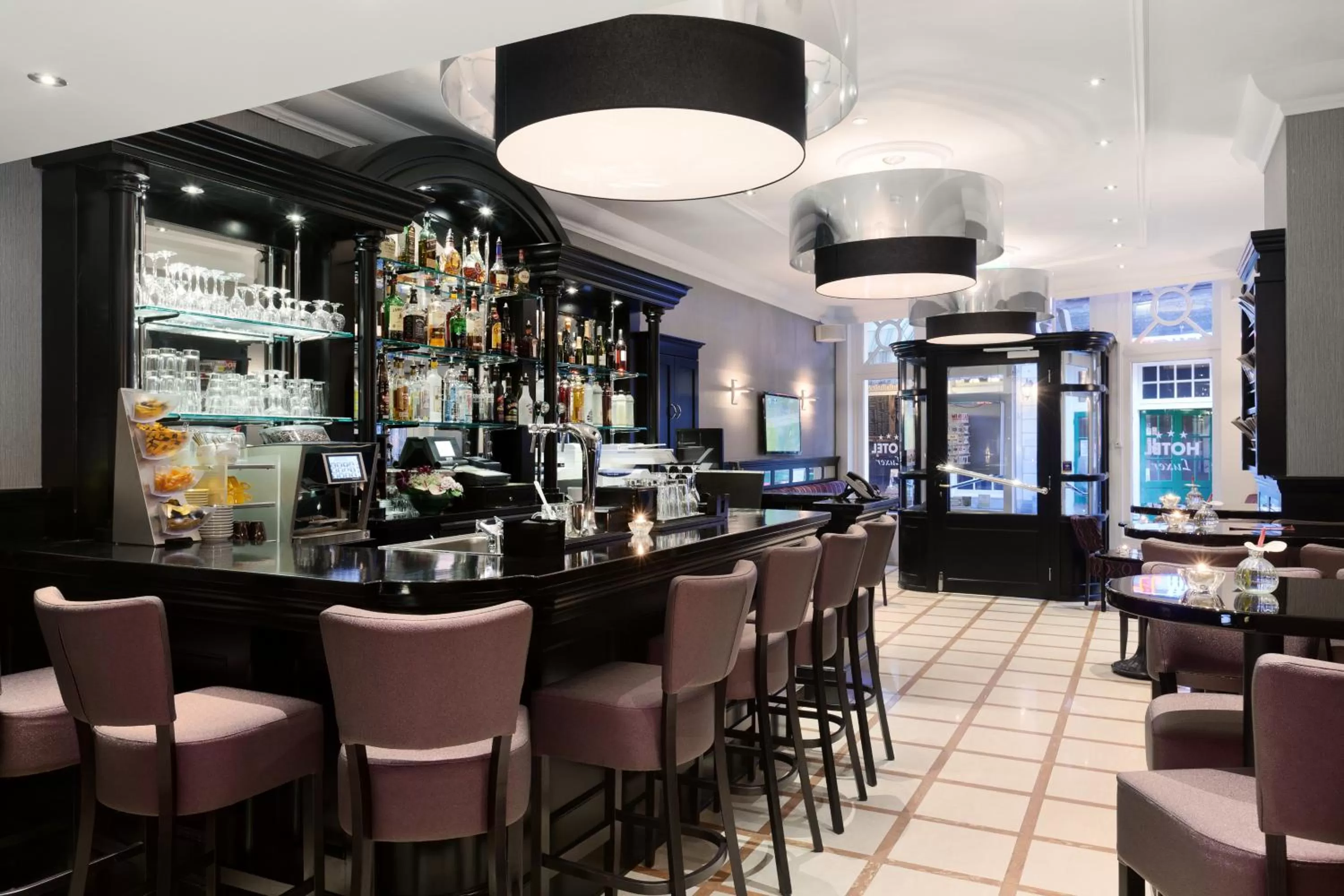 Lounge or bar in Hotel Luxer