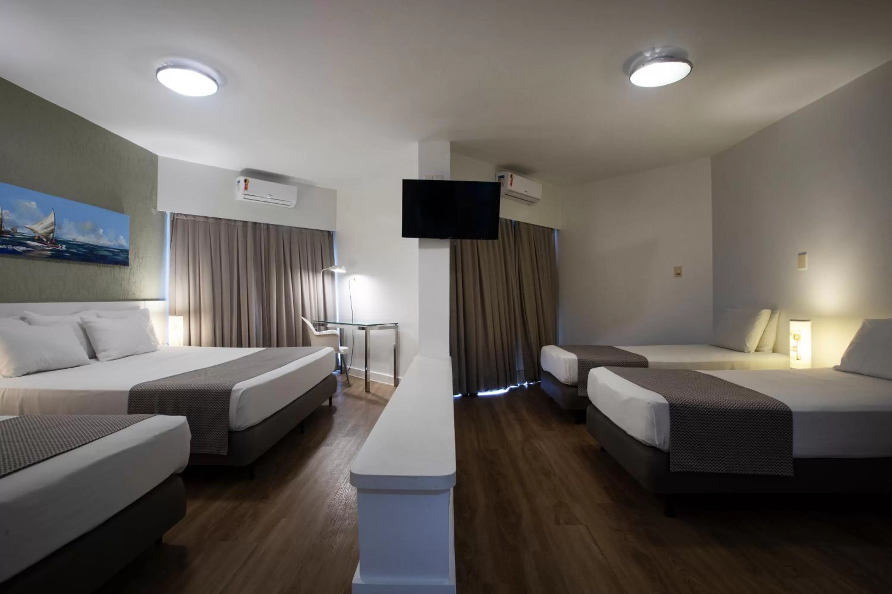 Bedroom, Bed in Maceió Atlantic Suites