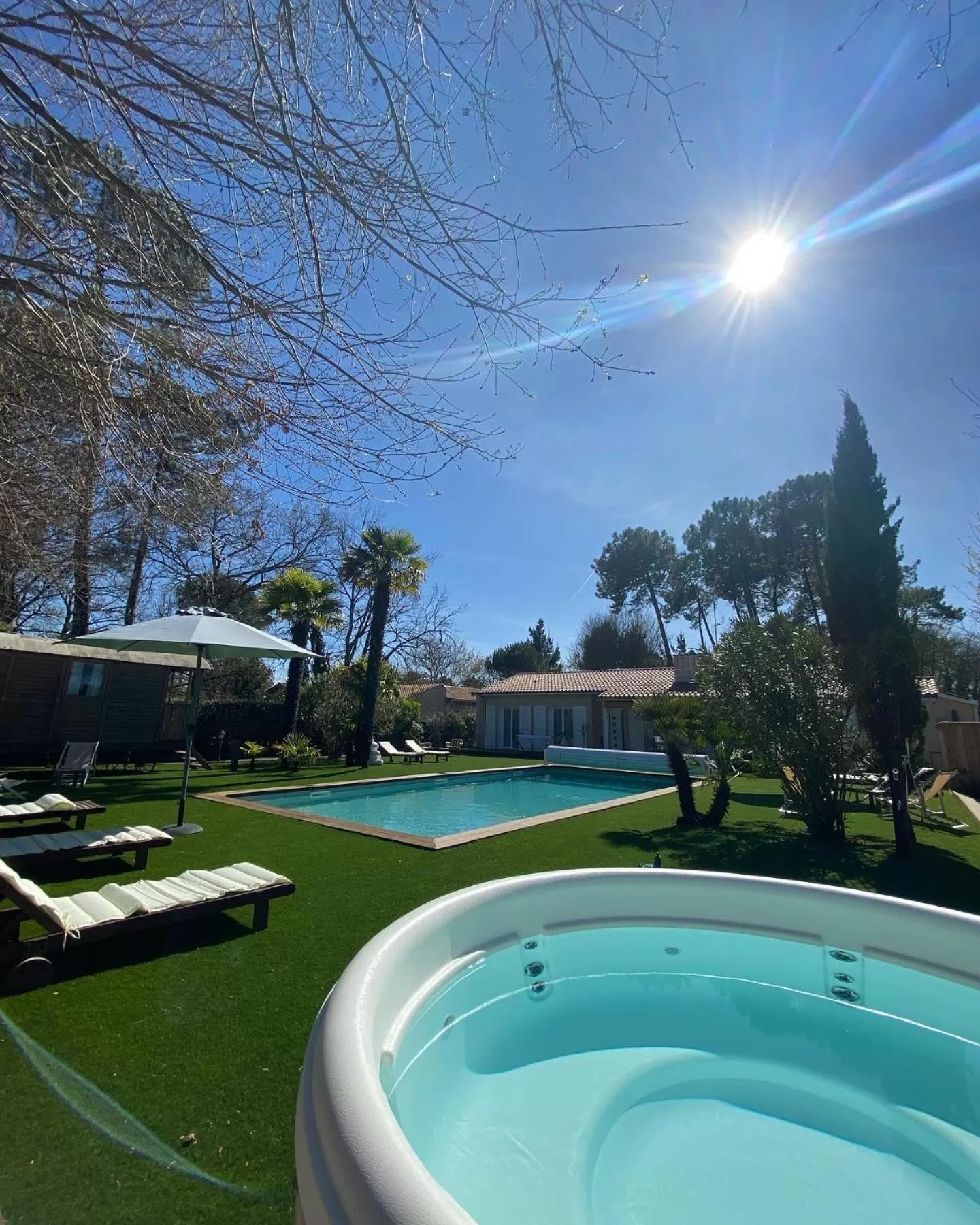 Garden in VILLA HERBERT Chambres d'hôtes Gîte Soirée étape