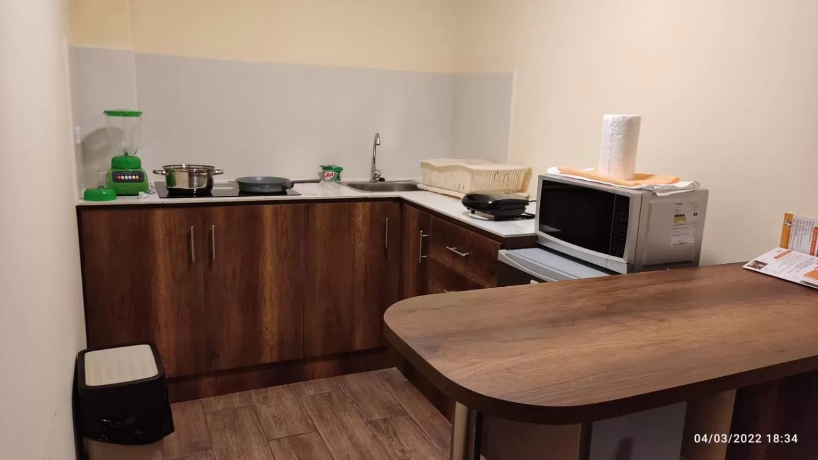 Kitchen or kitchenette in Apart Cayambe