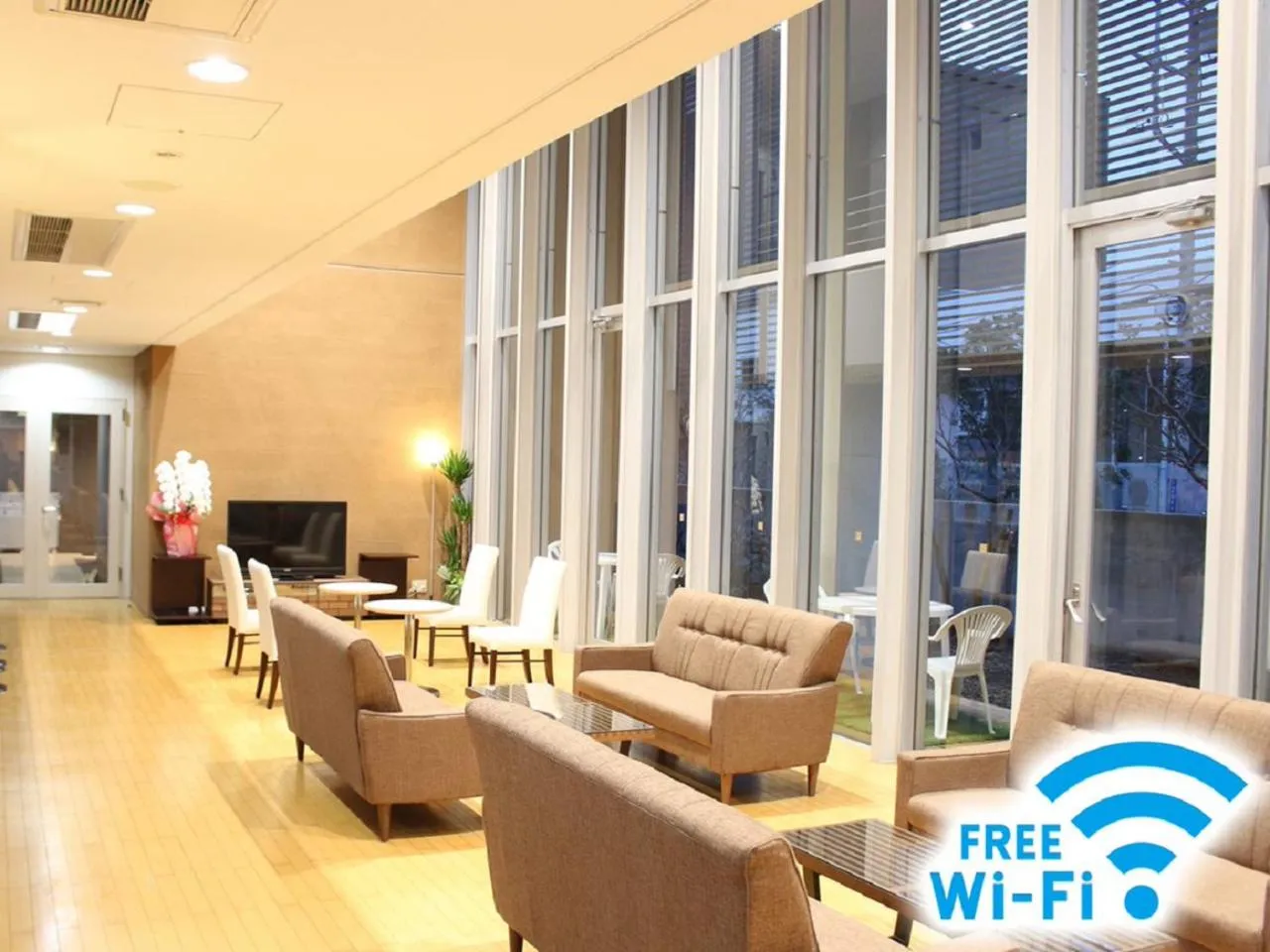 Lobby or reception in HOTEL LiVEMAX BUDGET Chiba Mihama