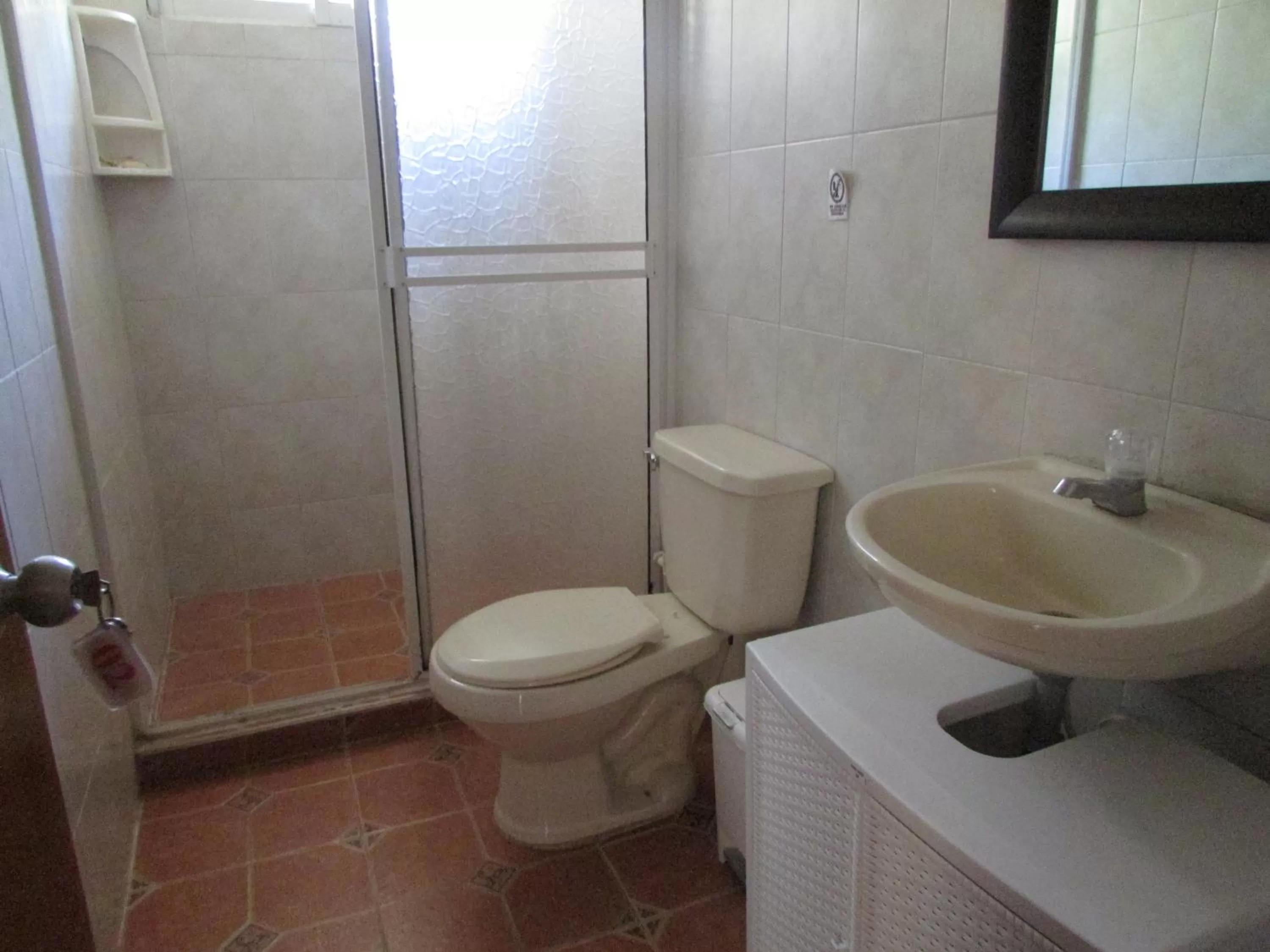 Toilet in Posada Hostal Miss Marlly