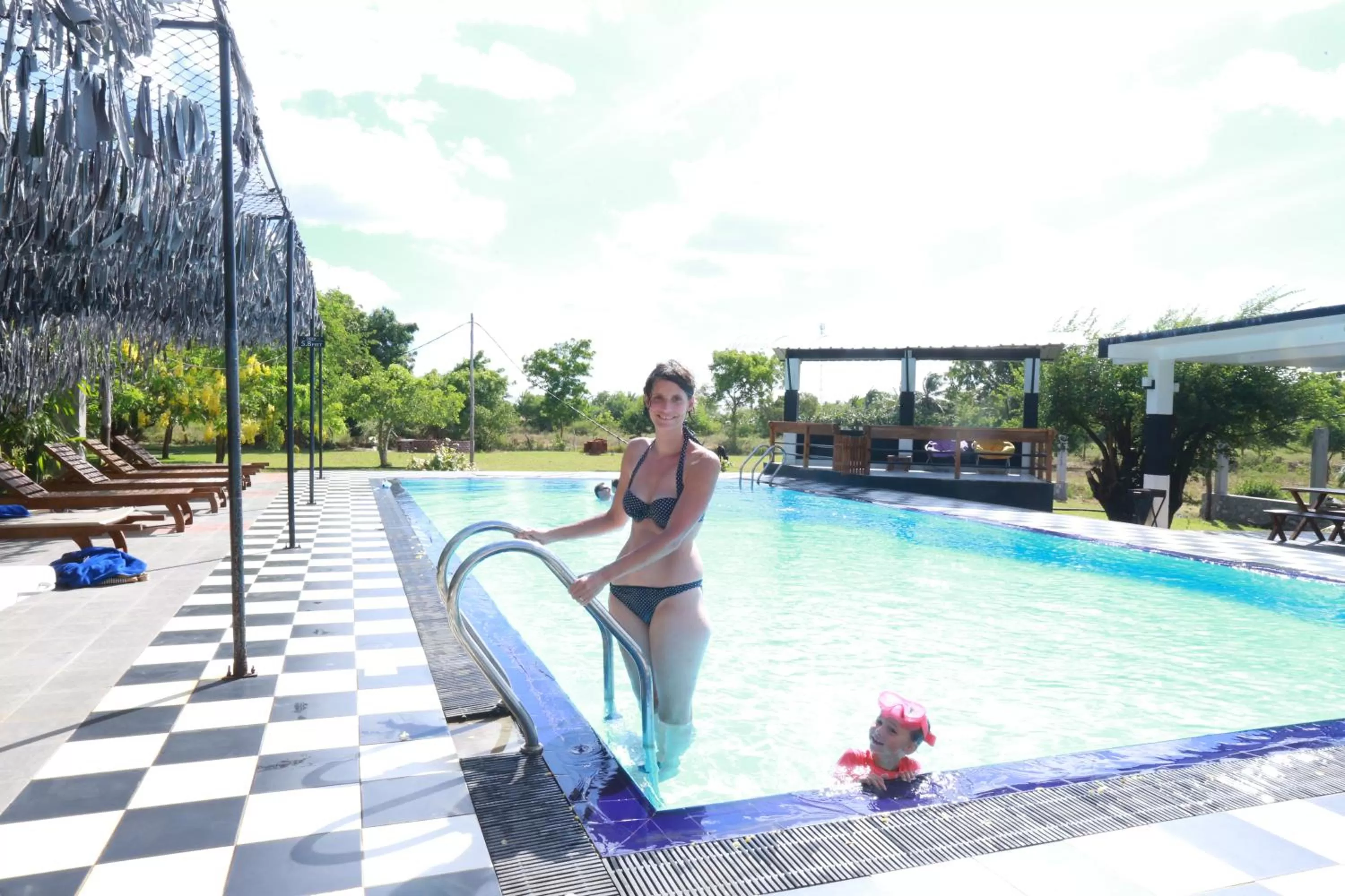 Swimming pool in Eco Hotel Black & White - Anuradhapura