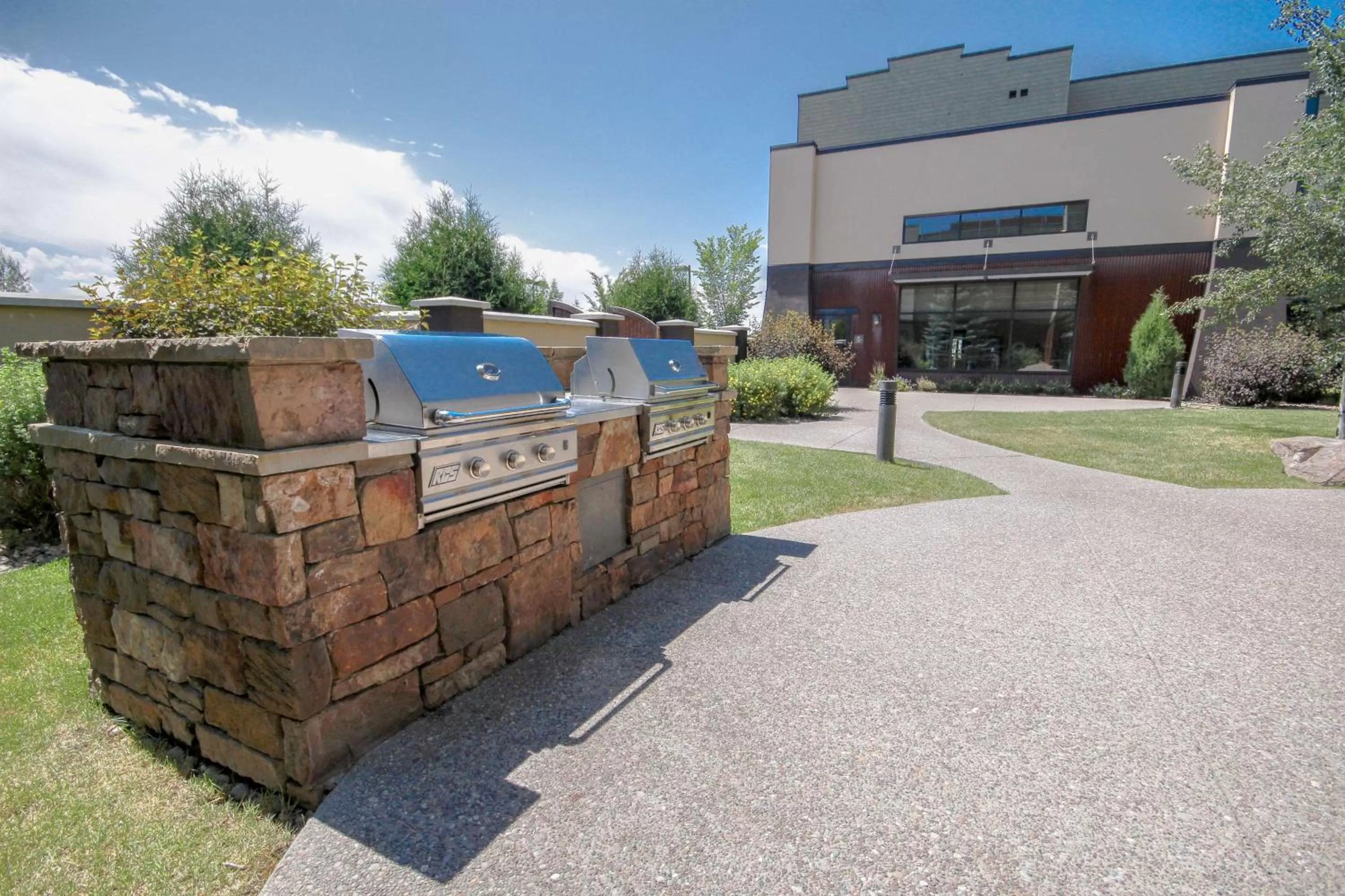 Patio in Homewood Suites by Hilton Bozeman
