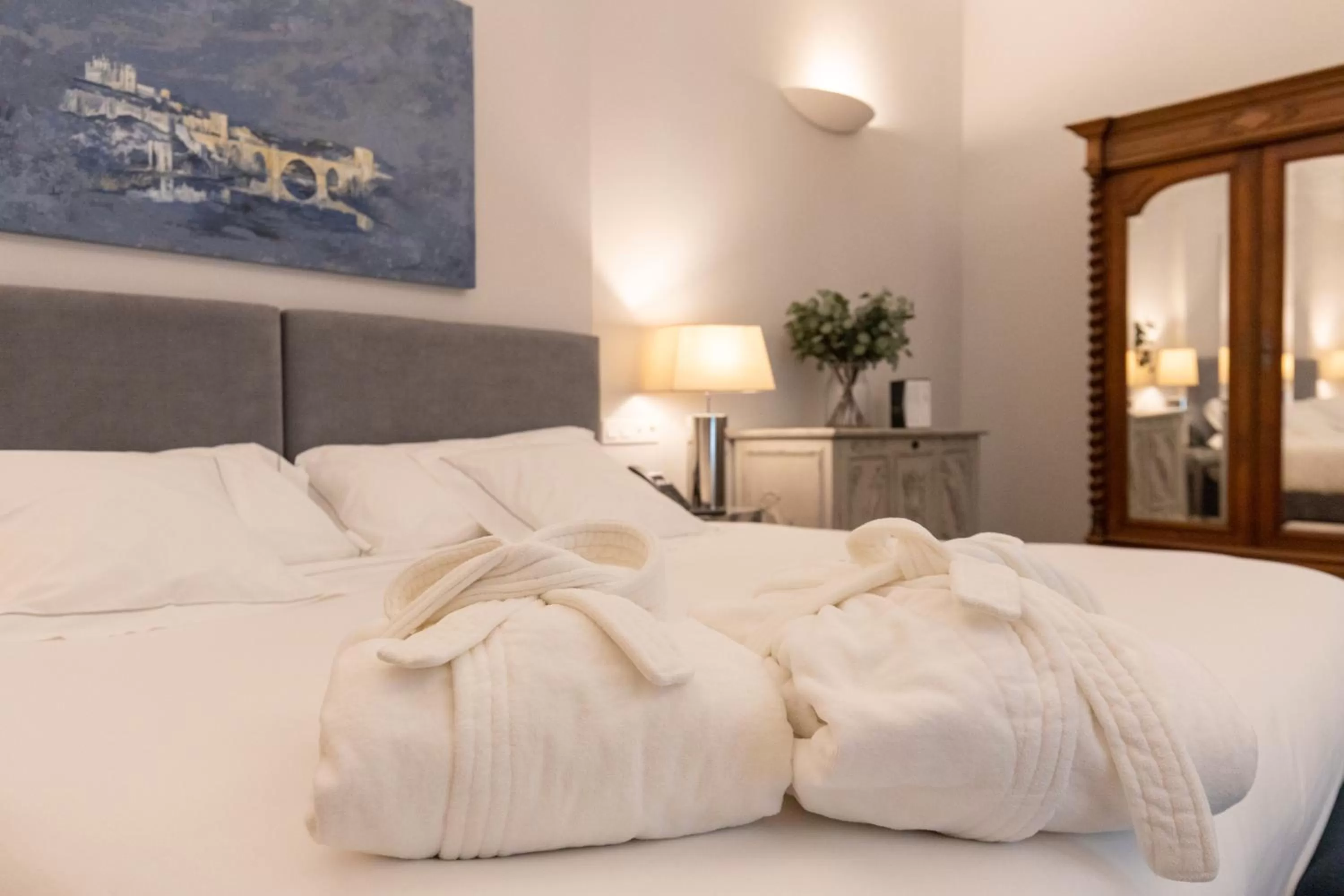 Decorative detail, Bed in Hotel Boutique Posada Sillería