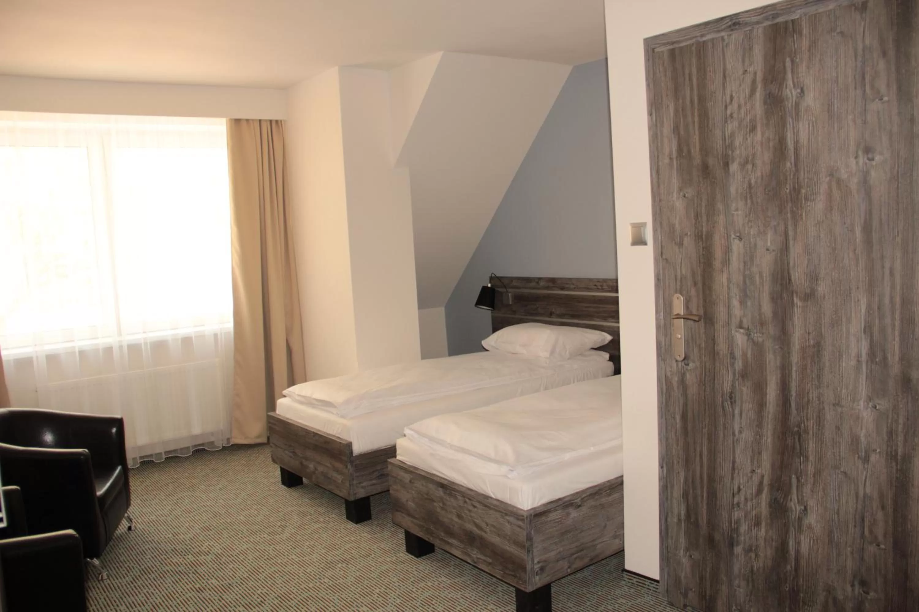 Bed in Hotel Giżycko