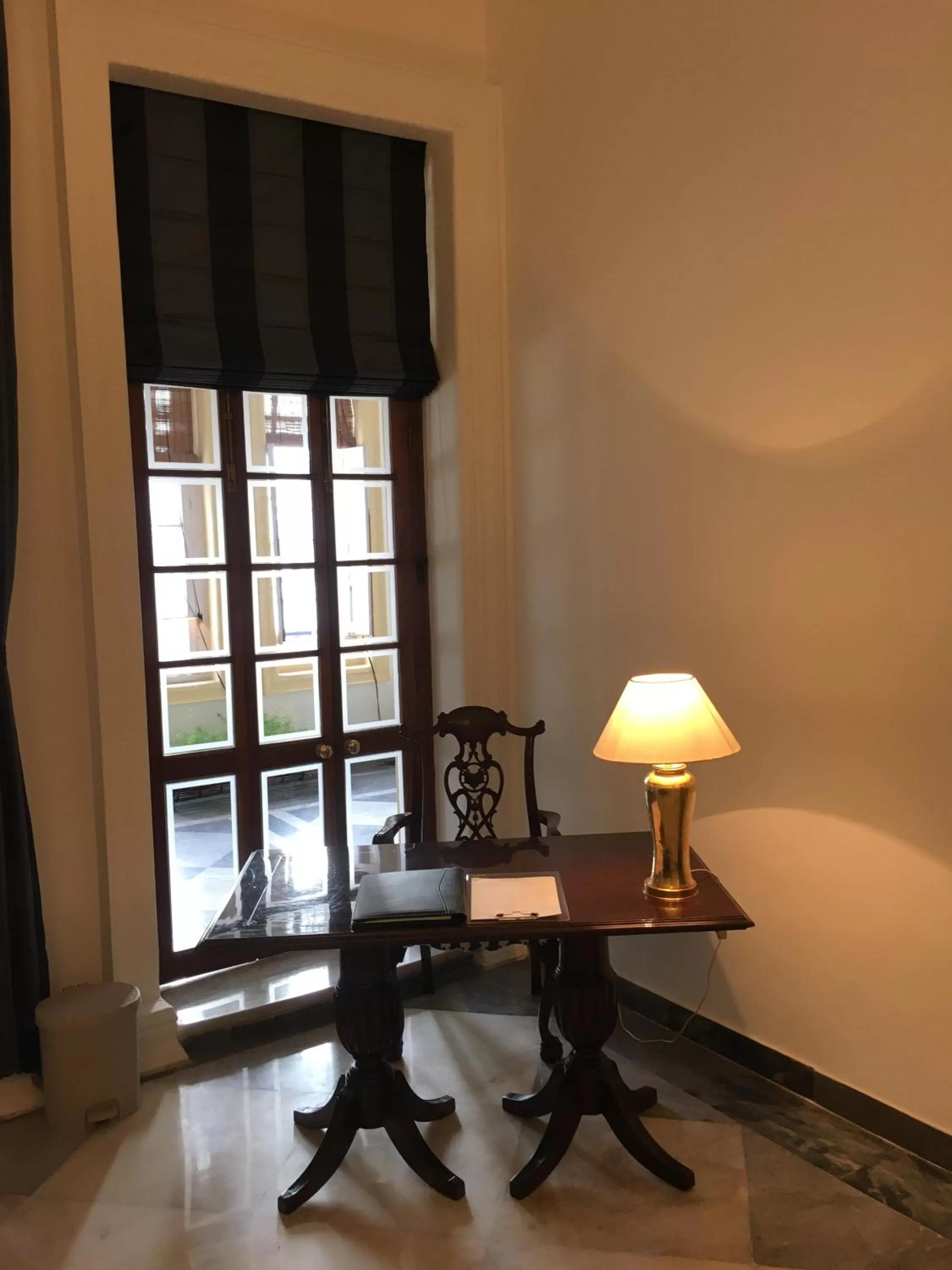 Seating area in The Harrington Residency