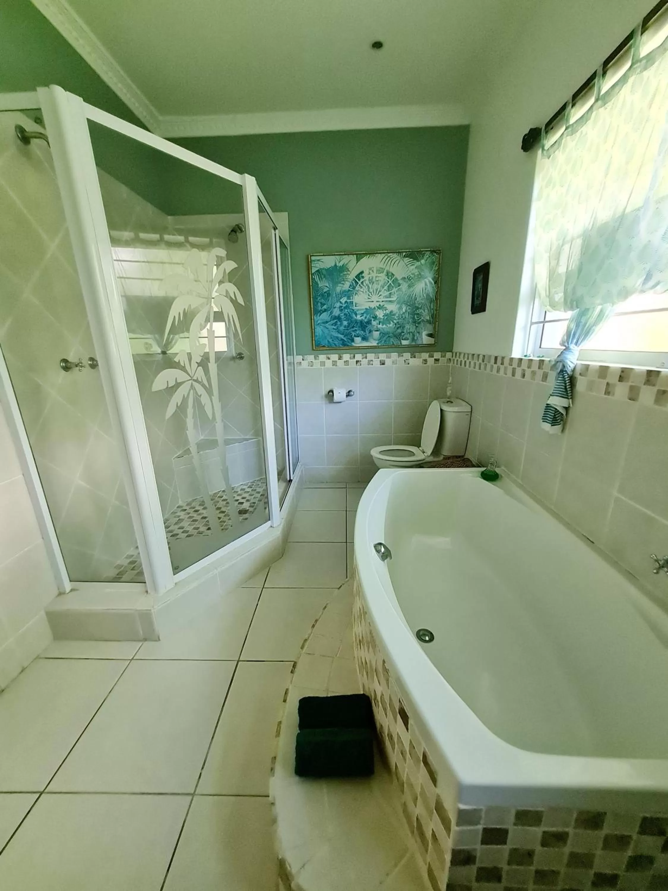 Shower in Shaka's Seat Guesthouse