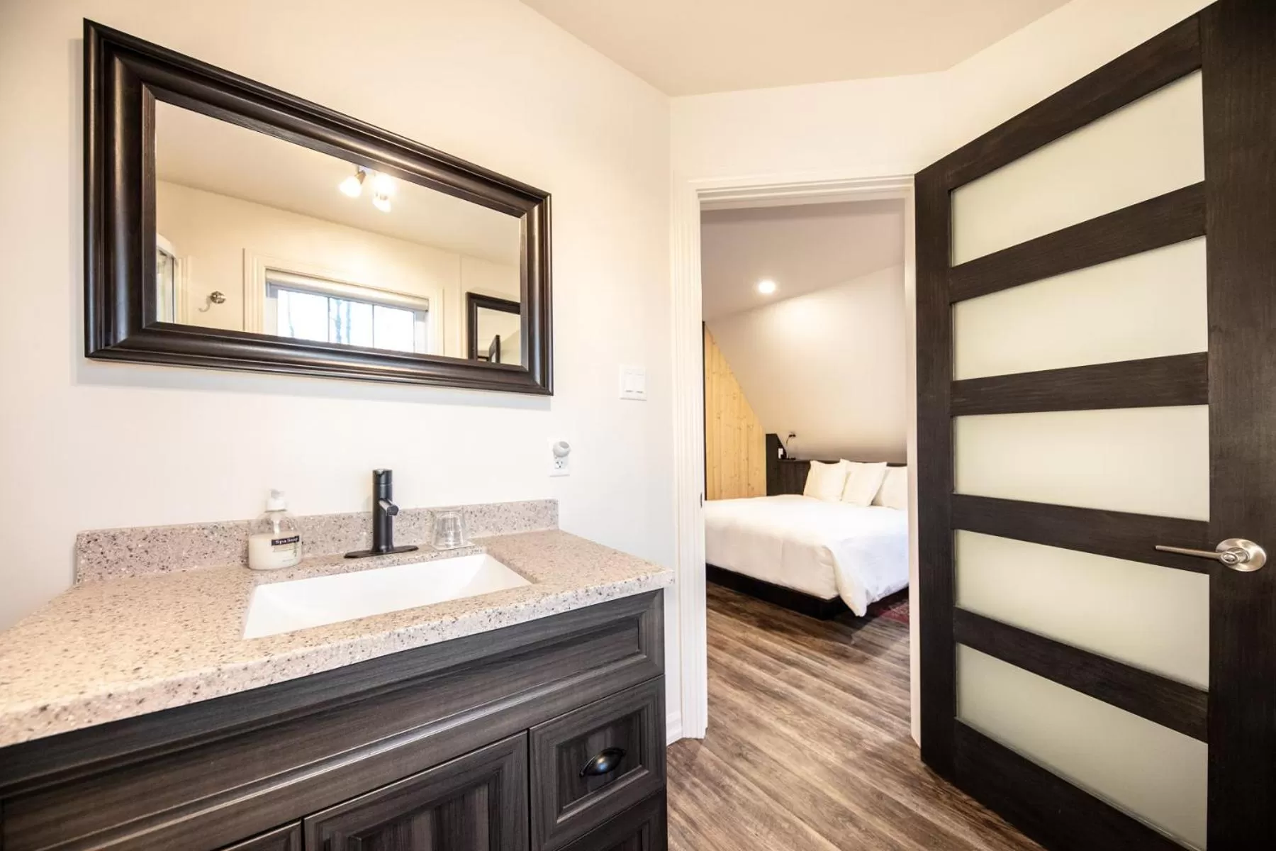 Bed in Auberge Sous les Arbres