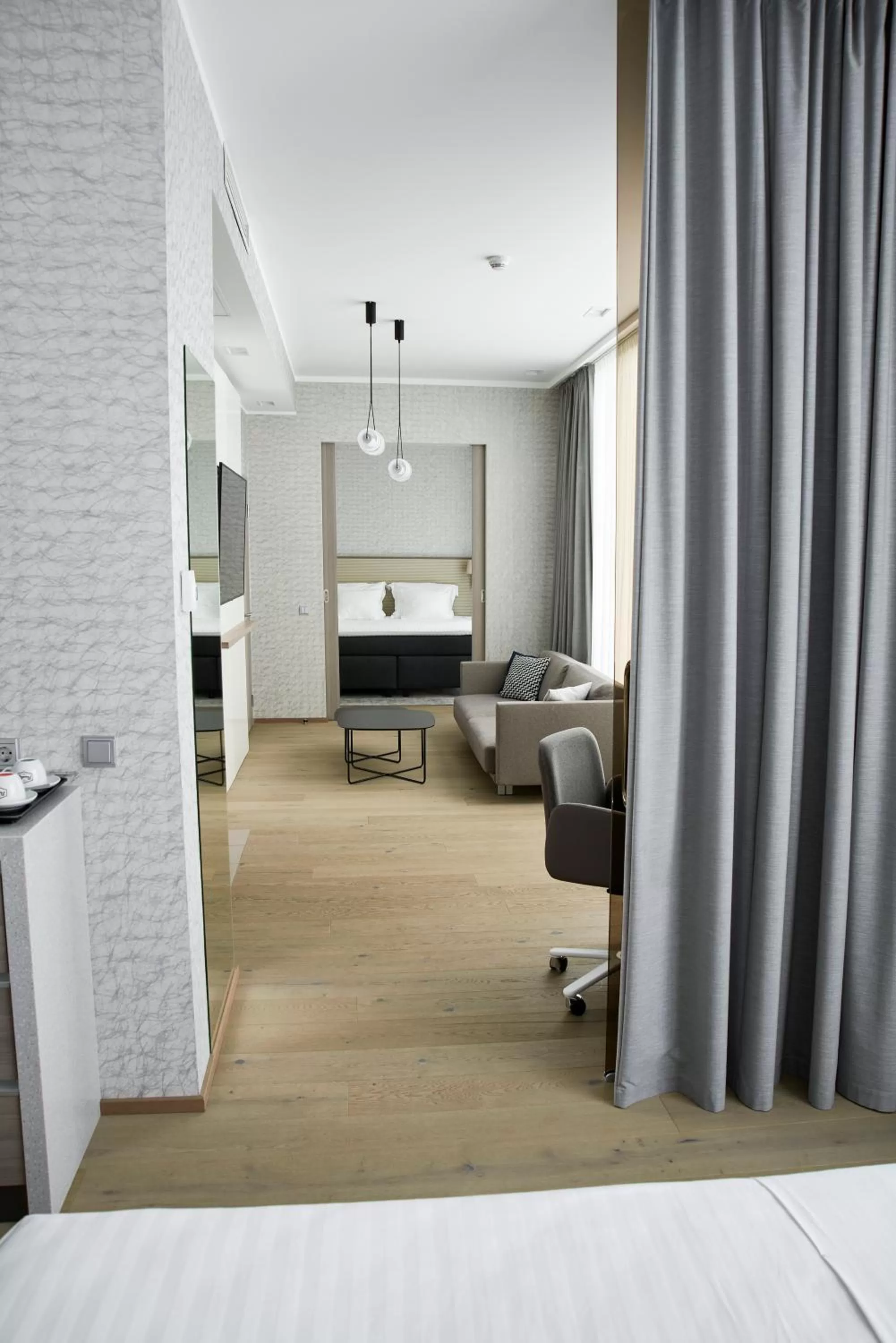 Living room, Bed in Tallink Spa & Conference Hotel