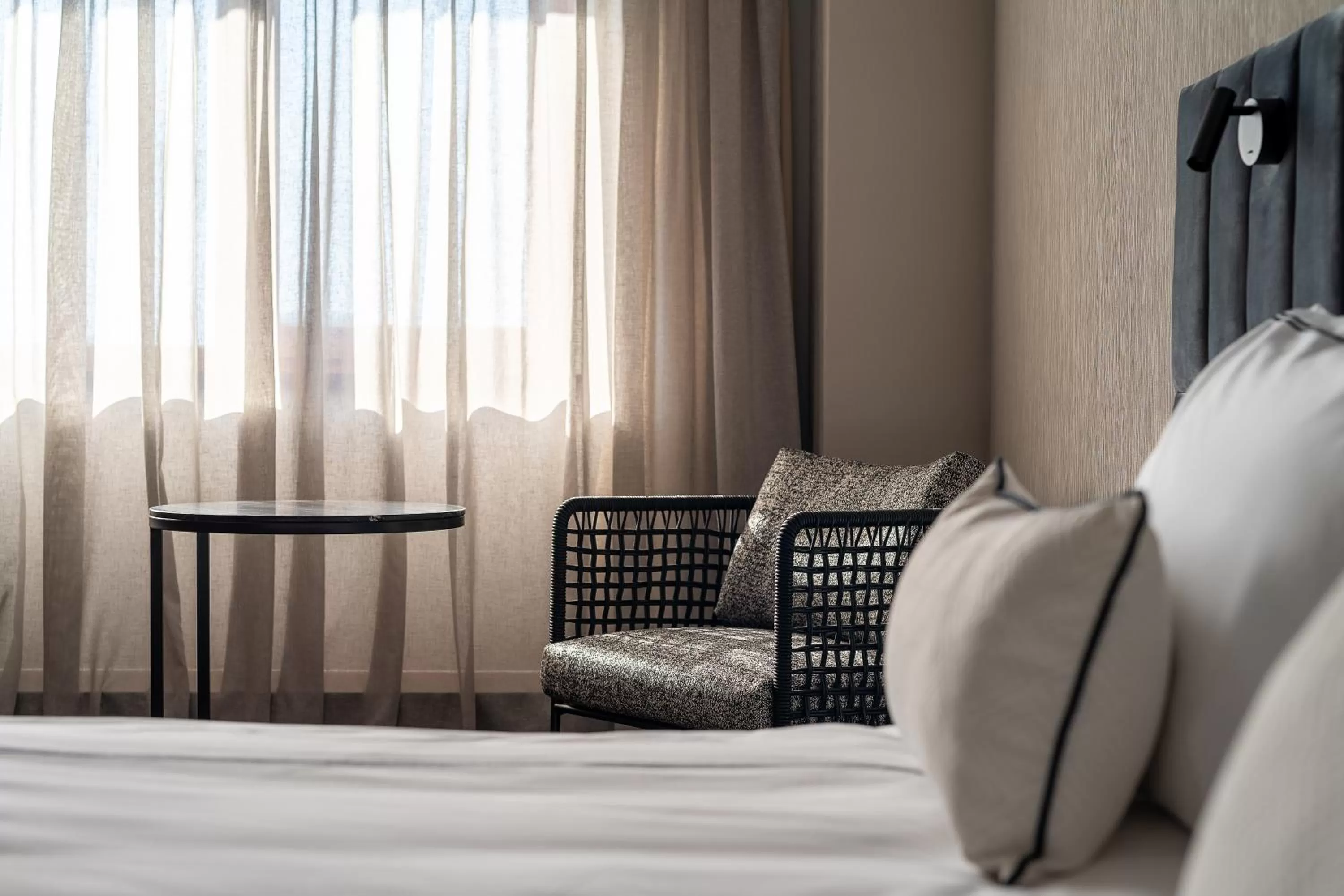 Seating area, Bed in Hotel VEGA Sofia