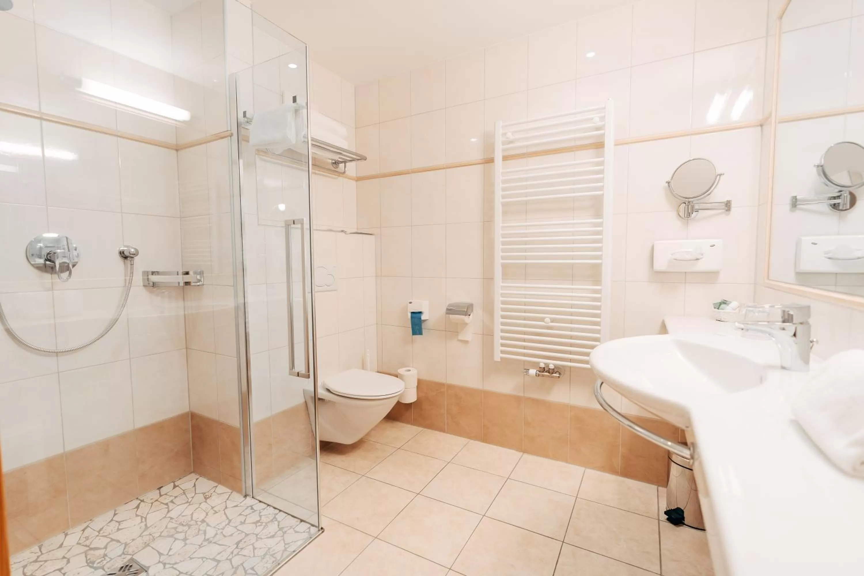 Shower in POST POST Hotel - Alpine Boutique Hotel & Spa