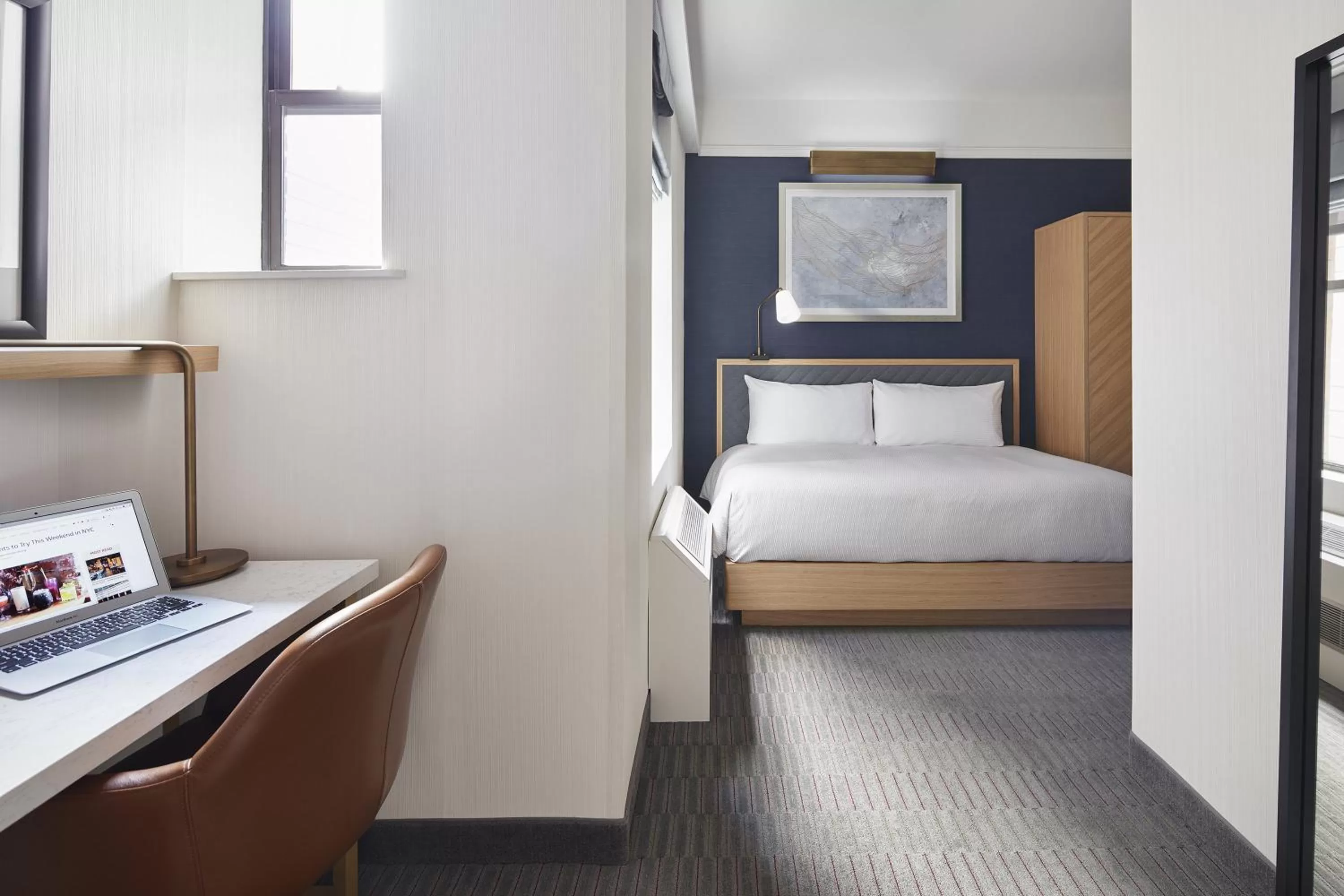 Photo of the whole room, Bed in Club Quarters Hotel Times Square, New York