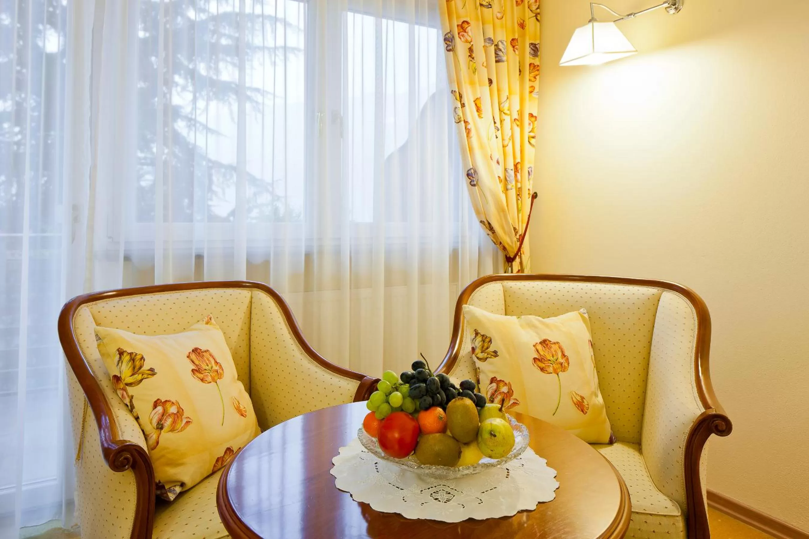 Seating area in Hotel Aster