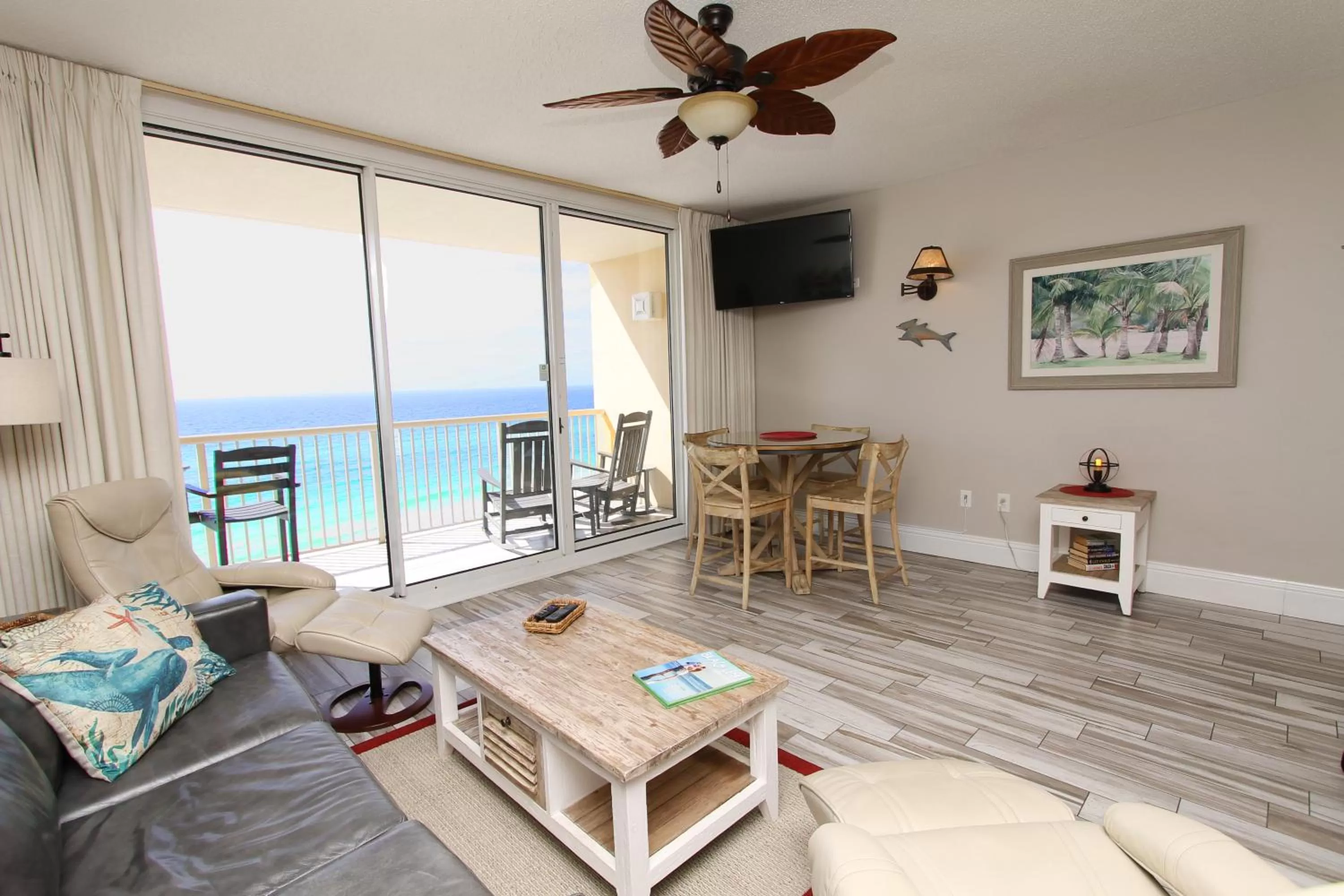 Seating area in Majestic Beach Resort, Panama City Beach, Fl