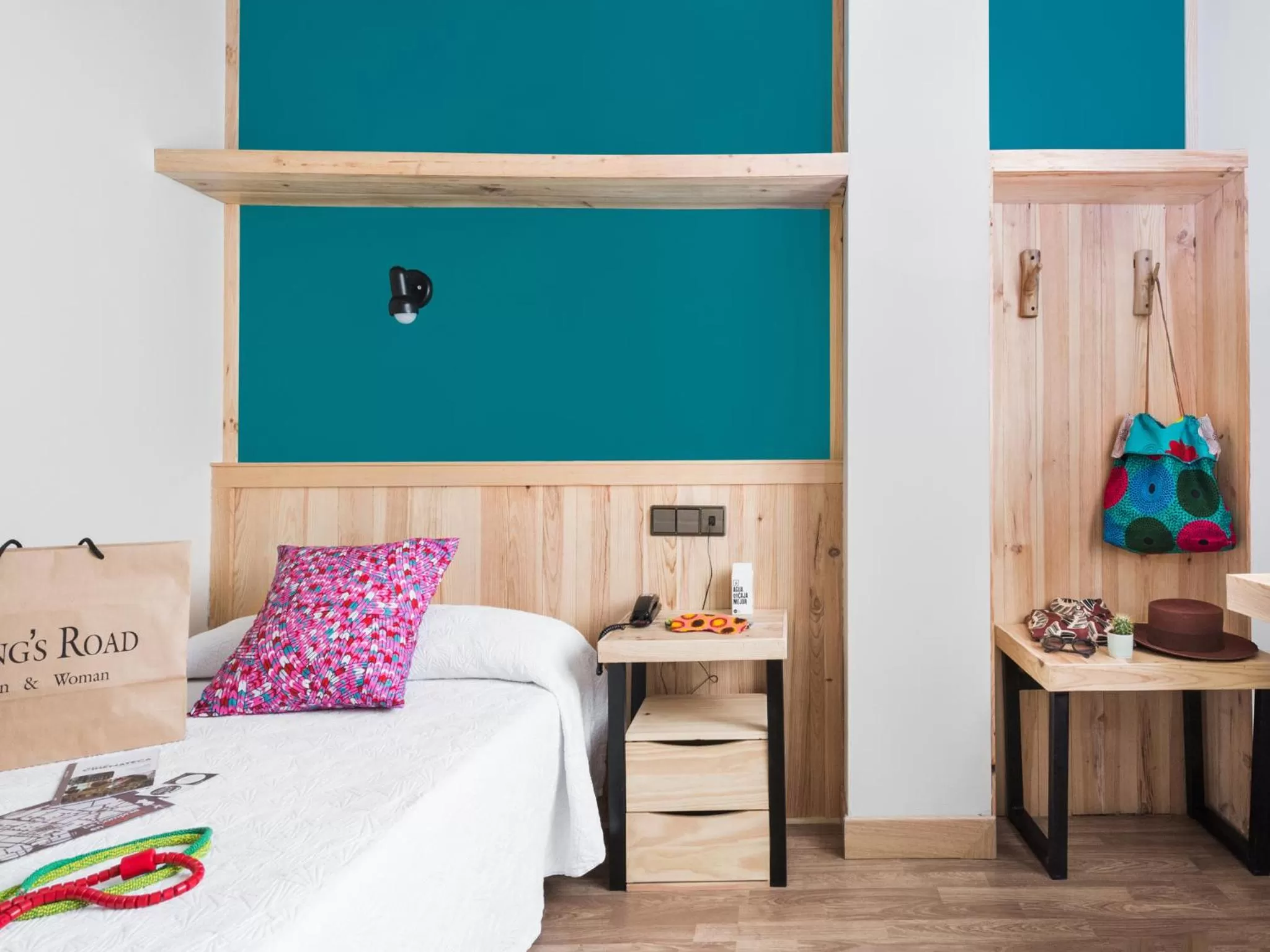 Bed in Hotel San Miguel