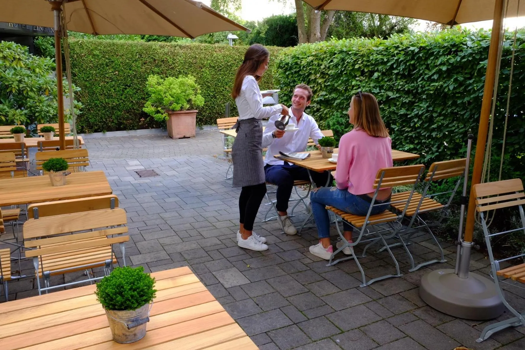 Balcony/Terrace in Hotel An der Gruga
