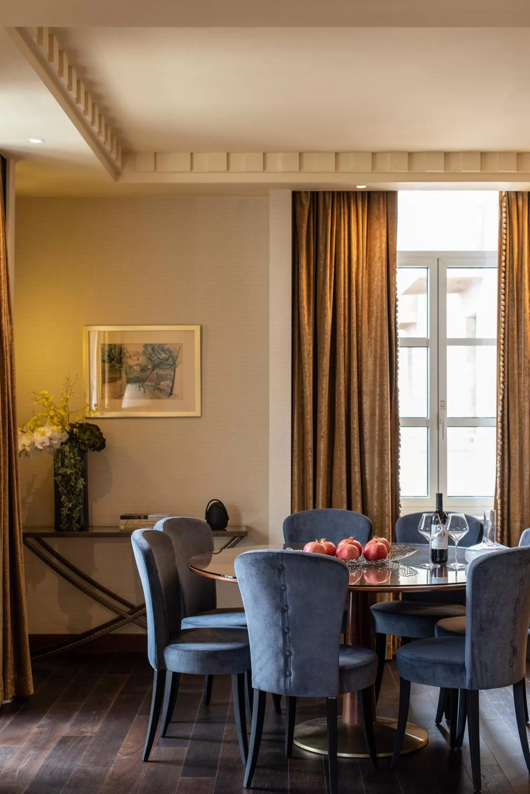 Dining area in King David Hotel Jerusalem