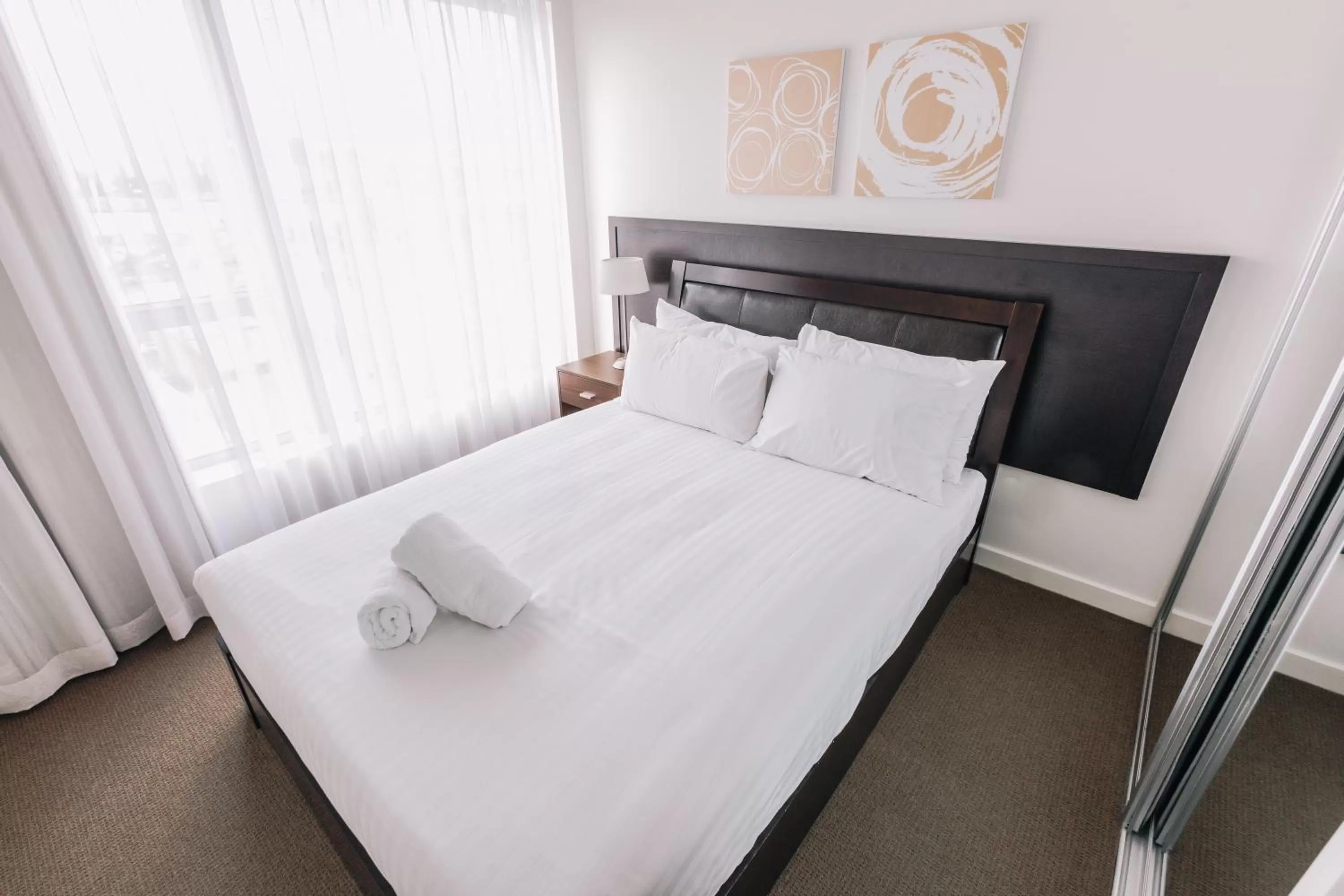 Bedroom, Bed in Newcastle Central Plaza Apartment Hotel Official