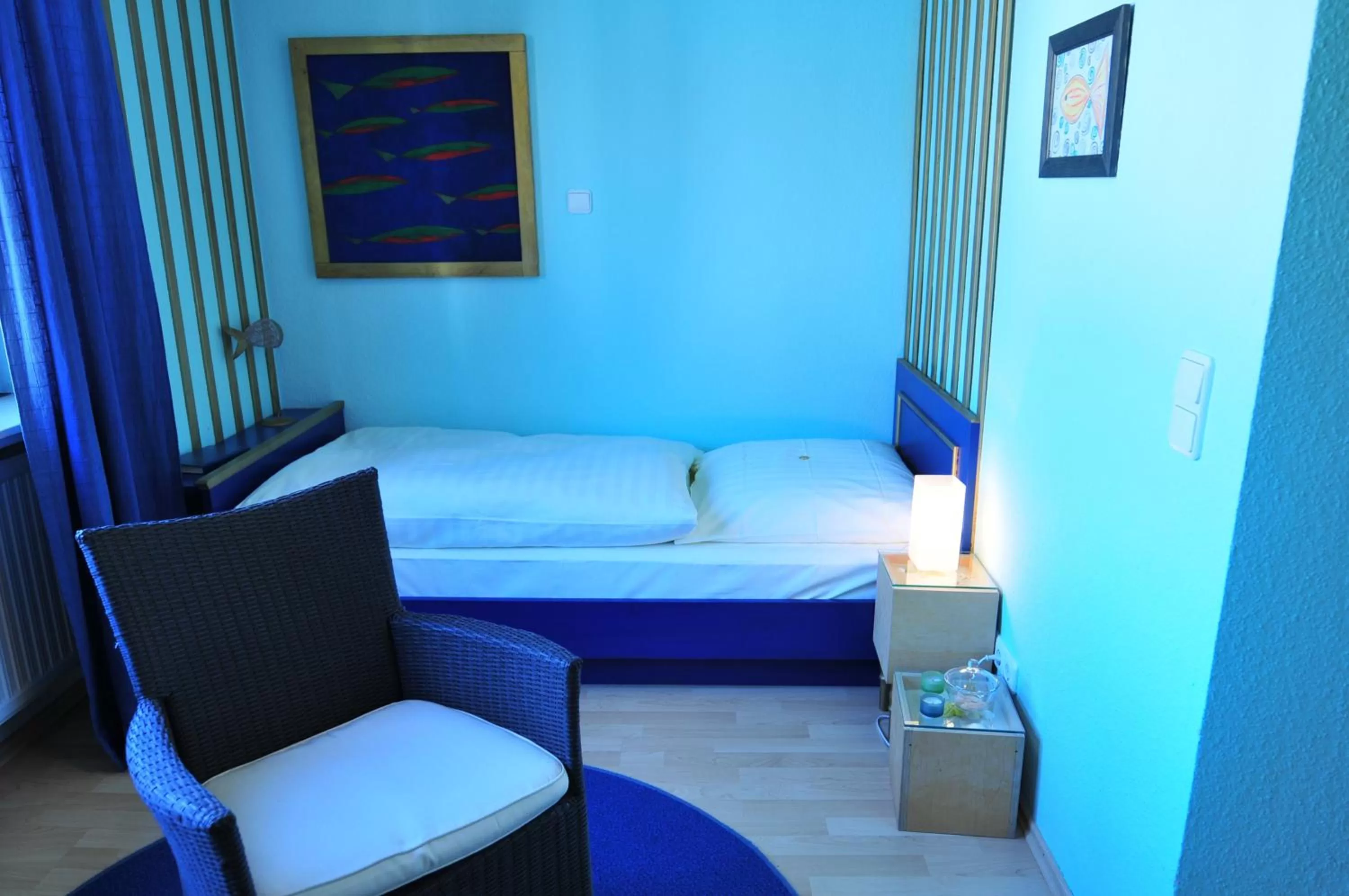 Decorative detail, Bed in Hotel Goldflair am Rathaus