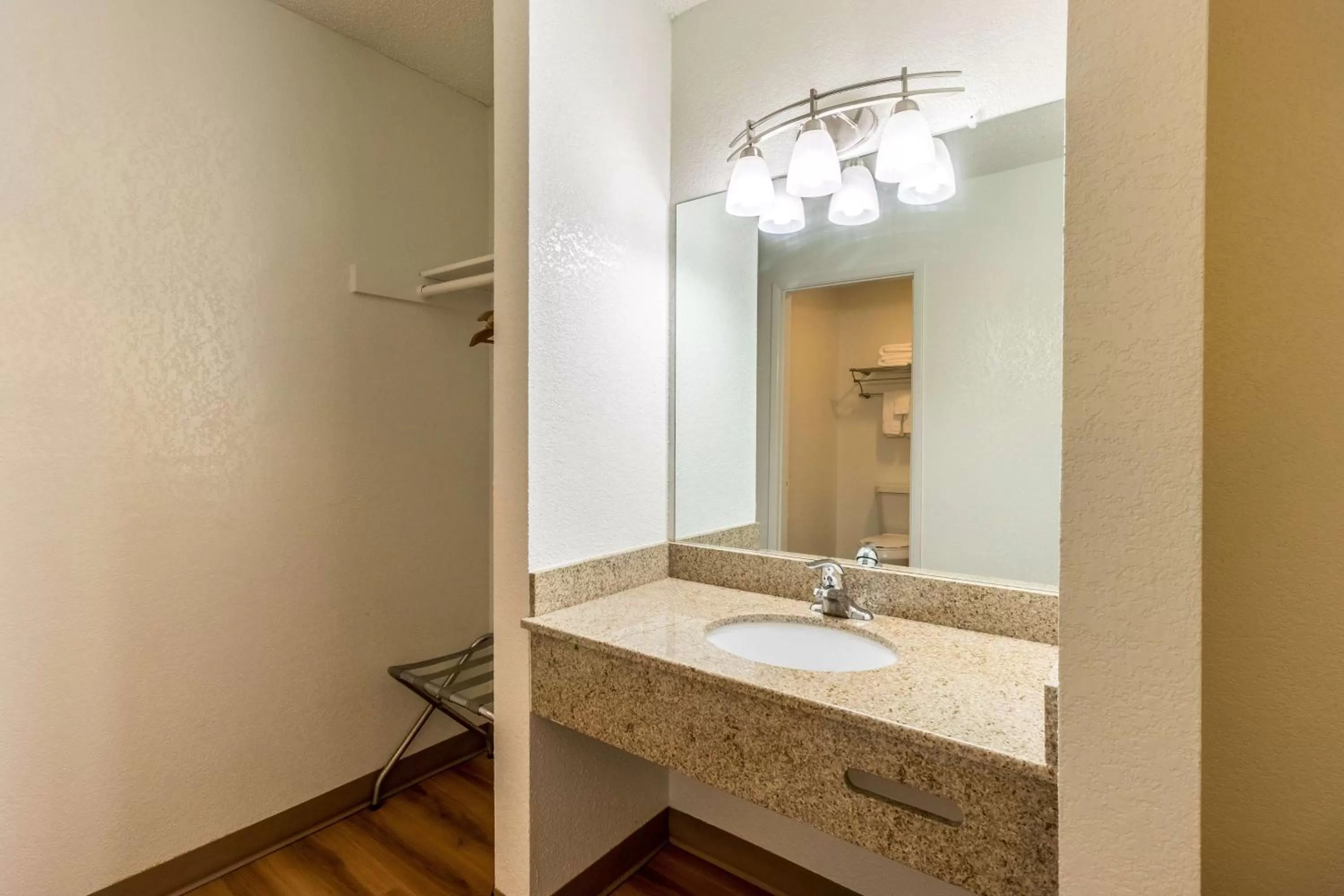 Bathroom in Motel 6-Astoria, OR